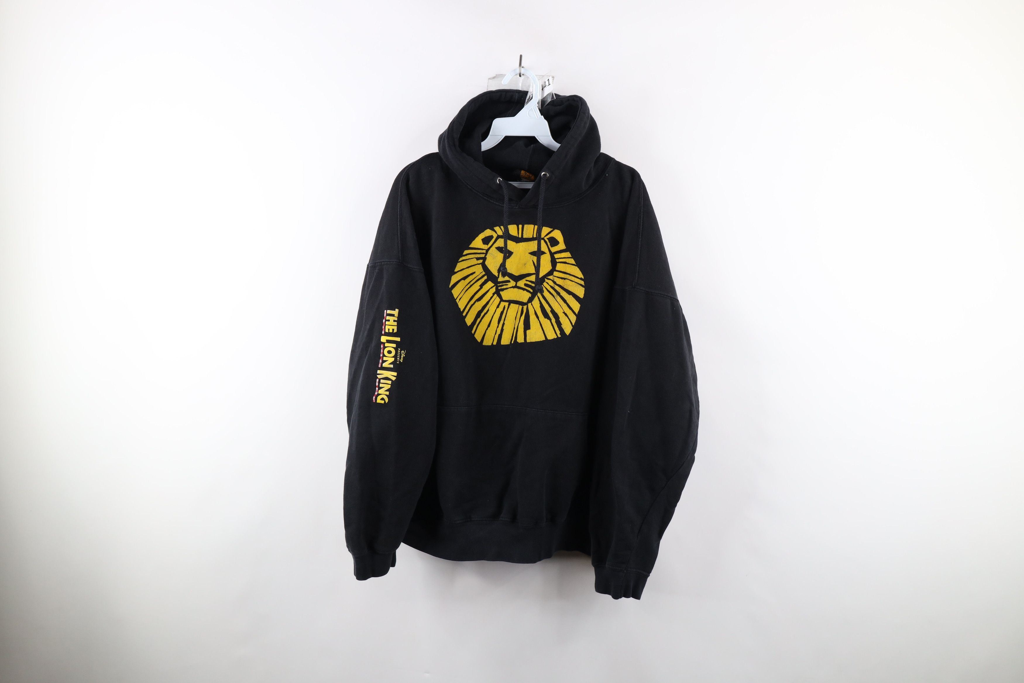 Vintage Disney The Lion King Spell Out Broadway Play Hoodie