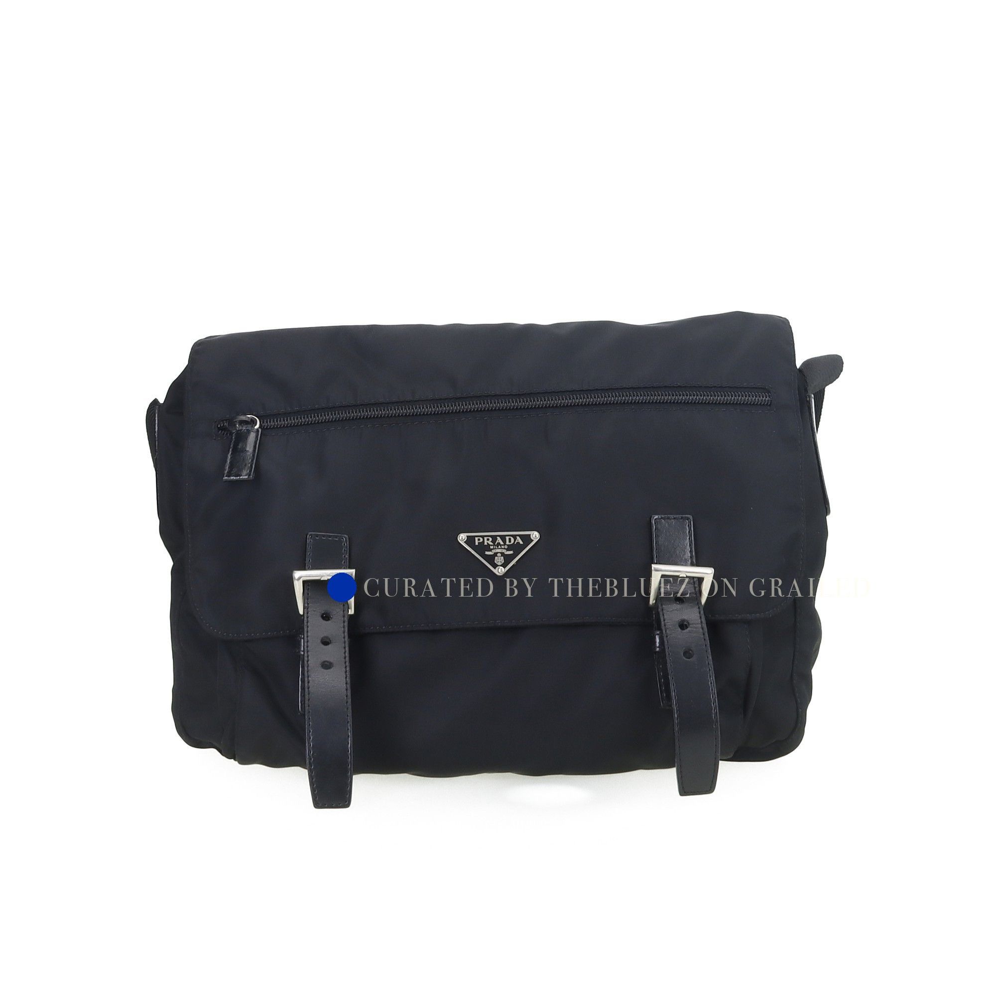 Prada Black Nylon Crossbody Messenger Bag Size ONE SIZE - 1 Thumbnail