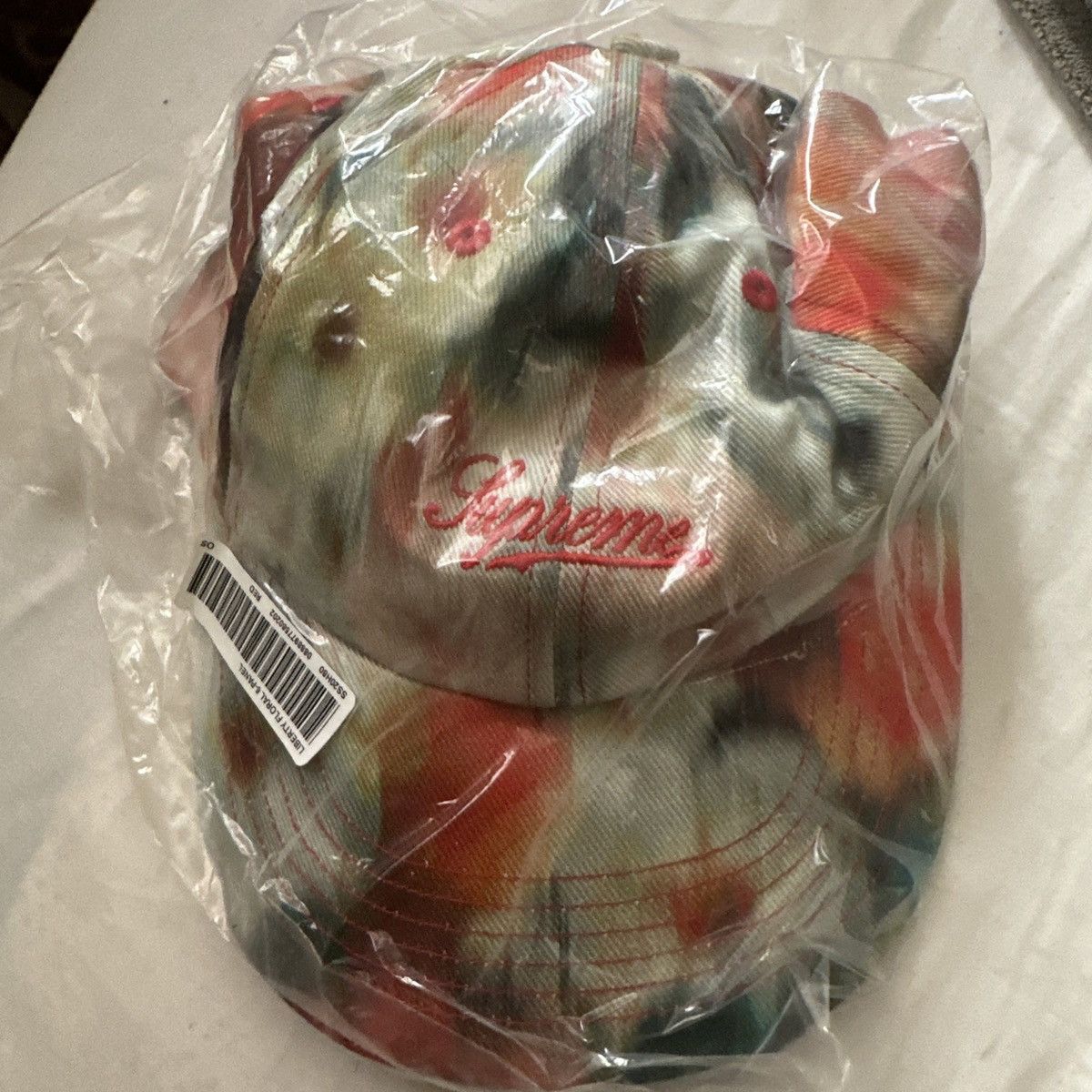 Supreme Supreme Liberty Floral 6 Panel Cap Hat Red SS20 One Size OS Size ONE SIZE - 3 Thumbnail