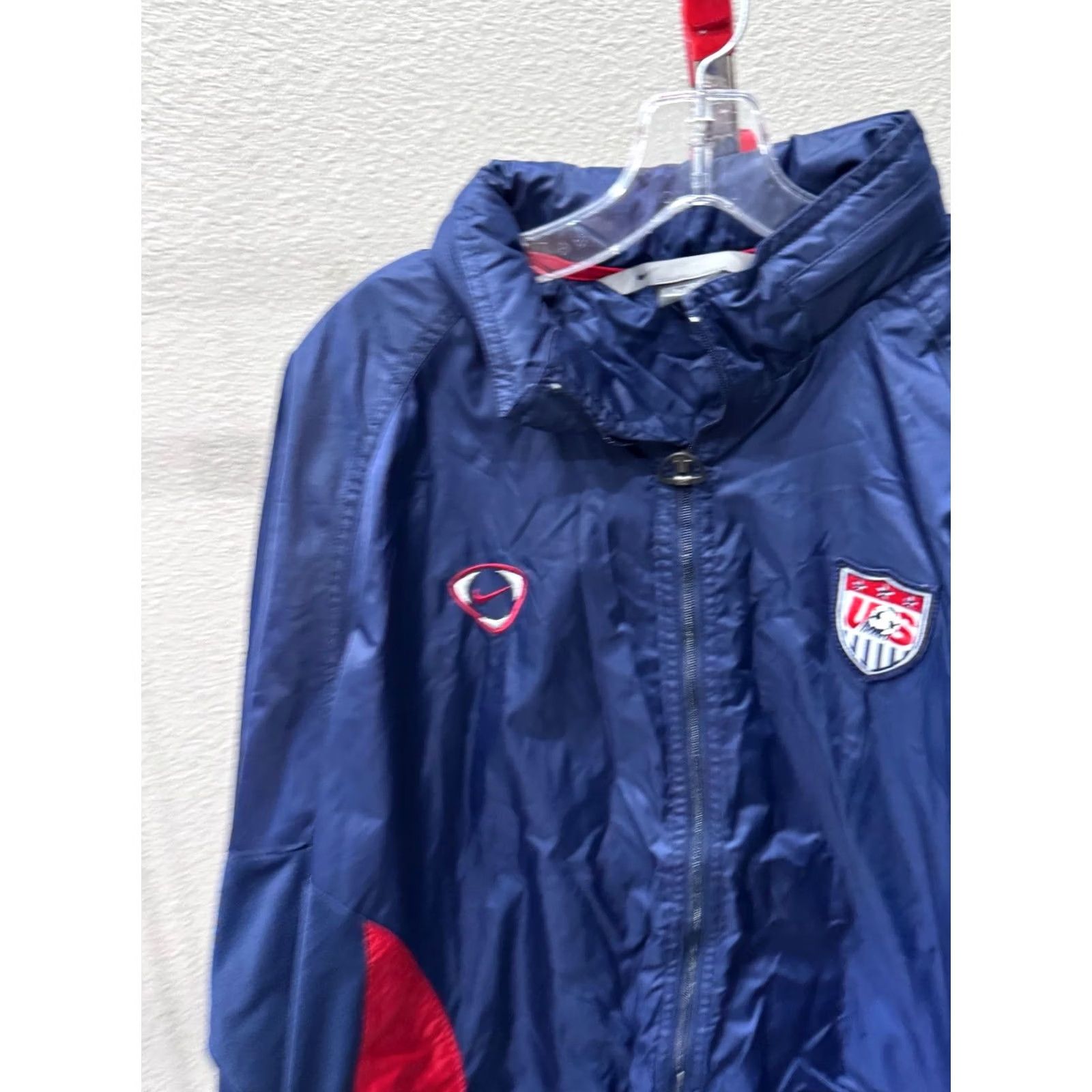 Nike Nike Team USA Soccer Zippered Hooded Jacket Coat XL Mens Multicolor Casual Shirt? Size US XL / EU 56 / 4 - 4 Thumbnail