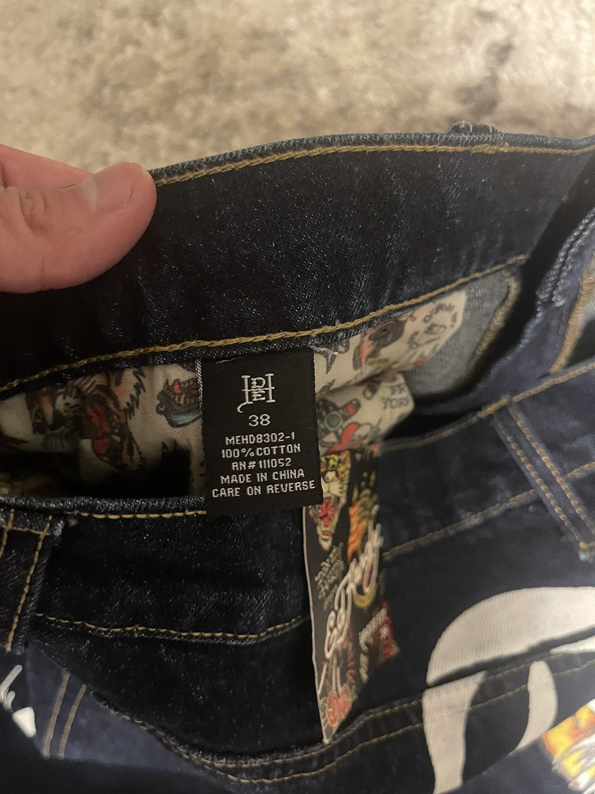 Christian Audigier × Designer × Ed Hardy Vintage Y2K Ed Hardy Denim Size US 38 / EU 54 - 5 Thumbnail
