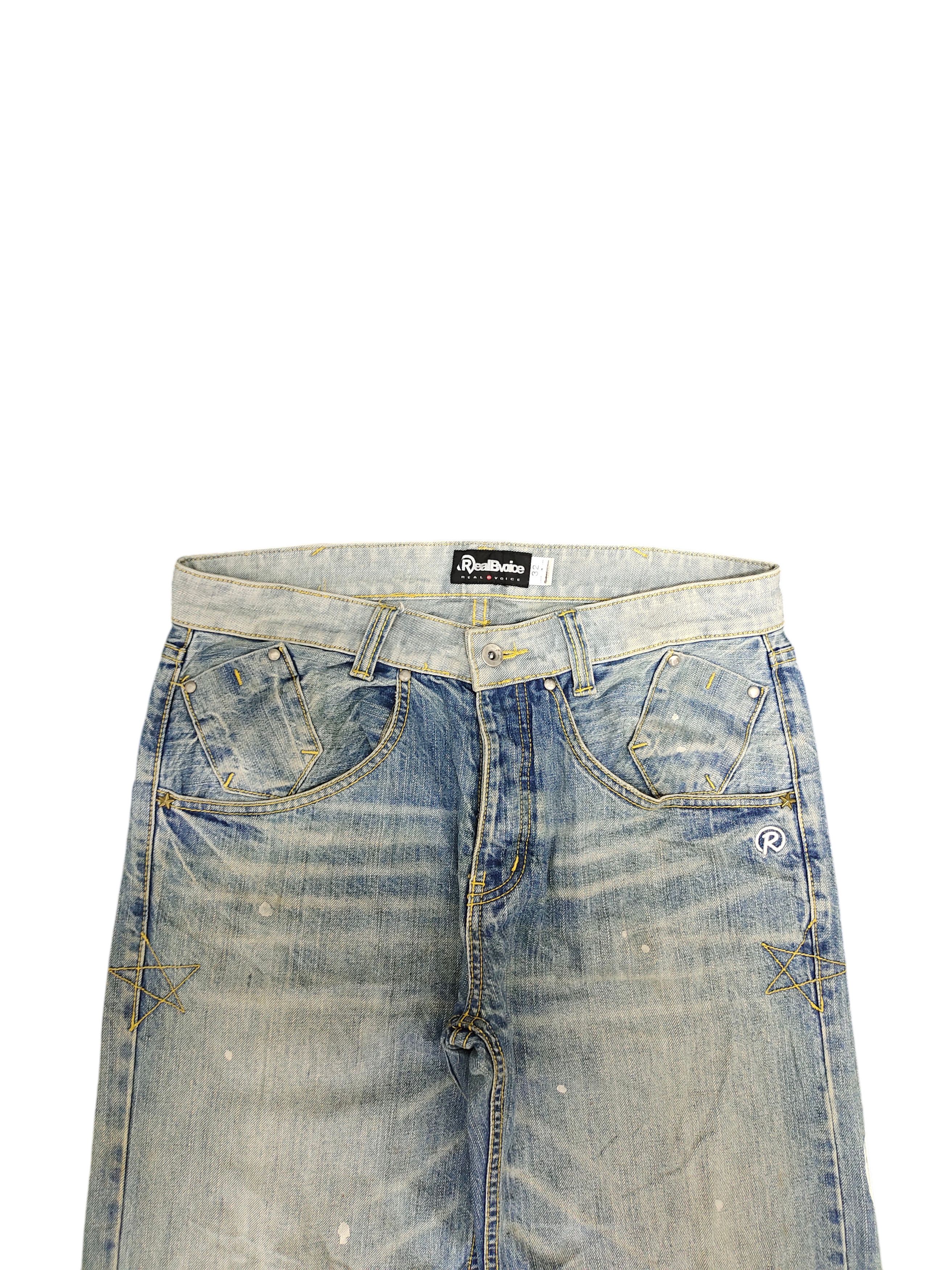Kapital Real B Voice Japan '34 Real' Clawmark Faded Denim Jeans Size US 32 / EU 48 - 8 Thumbnail
