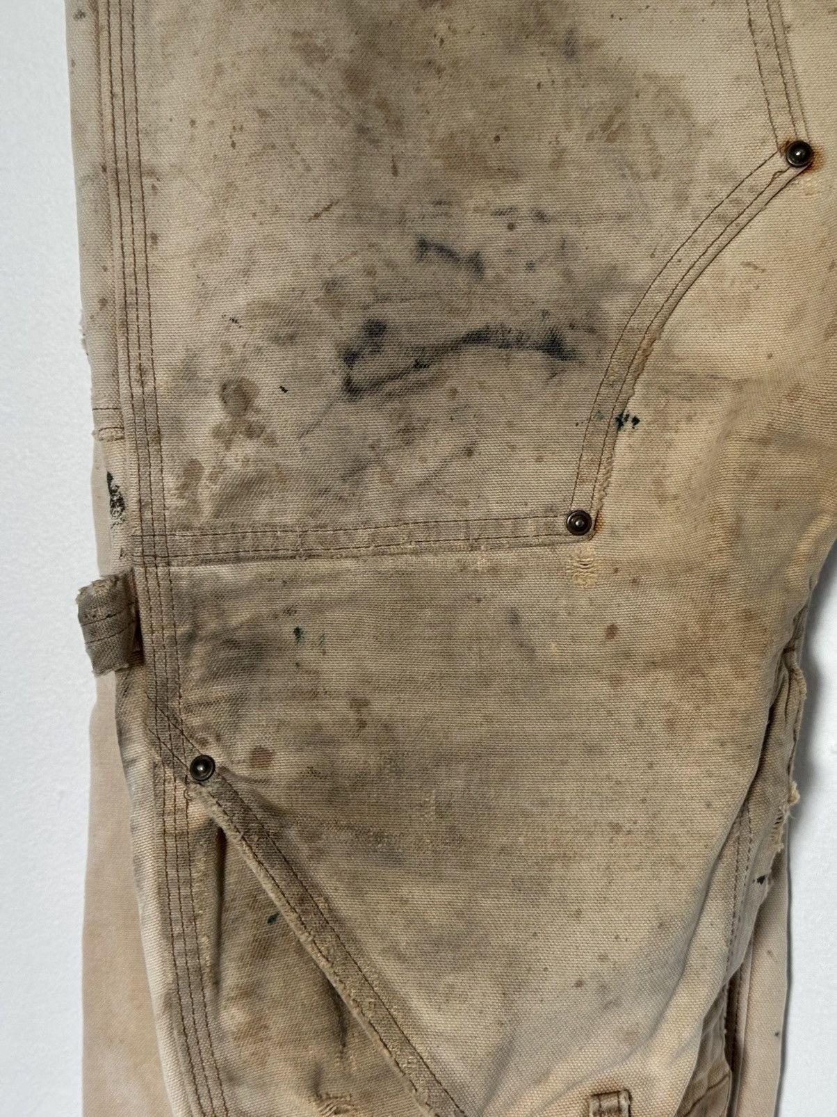 Carhartt Doublefront Canvas Work Pants Size US 30 / EU 46 - 7 Thumbnail