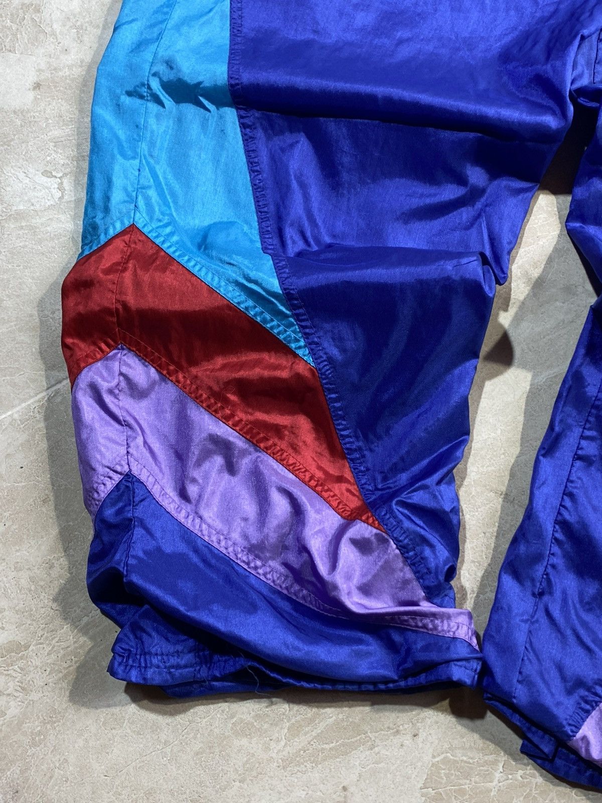 Adidas 🔥 Y2k ADIDAS COLORBLOCK TRACKSUIT RAVE TECHNO FIT PARACHUTE Size US M / EU 48-50 / 2 - 5 Thumbnail
