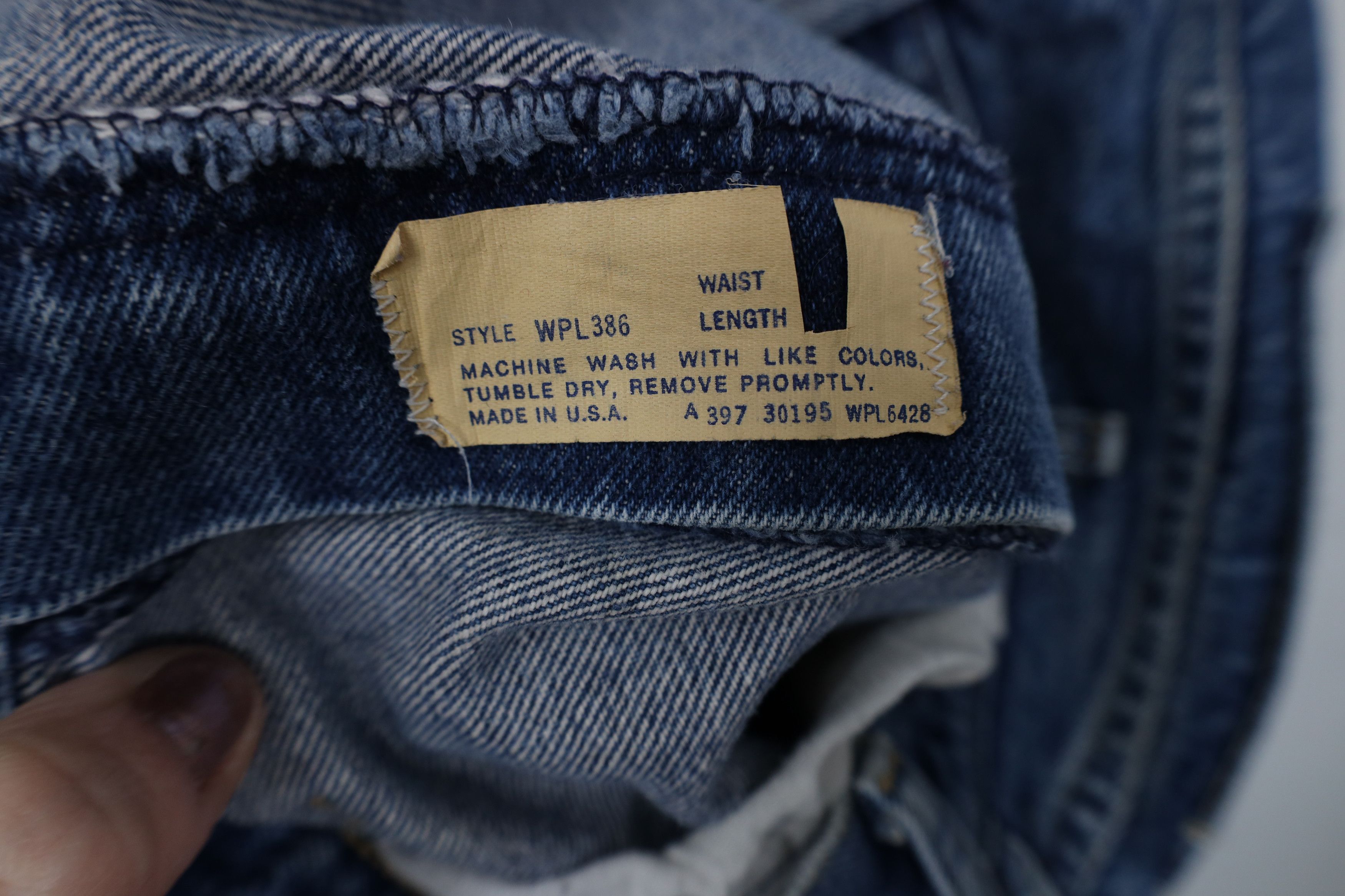 Vintage Vintage 70s Streetwear Flared Wide Leg Denim Jeans USA Size US 34 / EU 50 - 10 Thumbnail