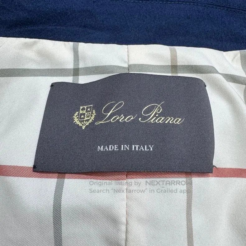 Loro Piana Loro Piana Navy Cashmere Coat. Size US L / EU 52-54 / 3 - 2 Thumbnail