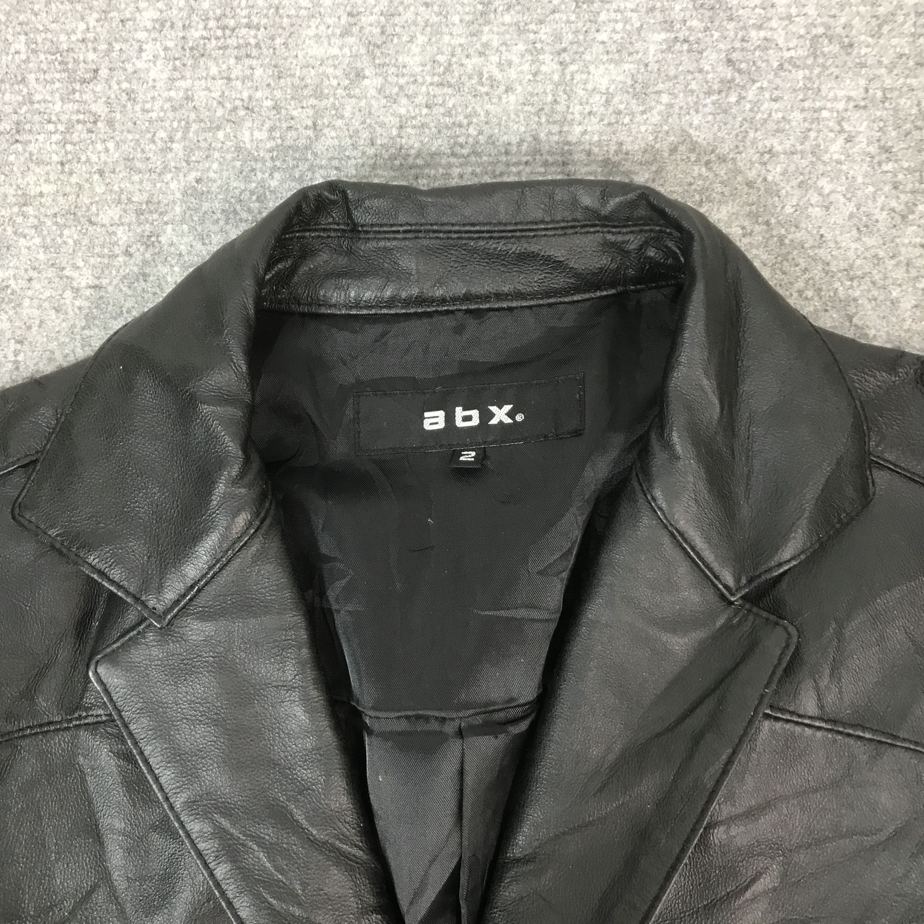 If Six Was Nine JAPAN ABX LEATHER BLACK STYLE COAT JACKET K65B5 Size US M / EU 48-50 / 2 - 8 Thumbnail