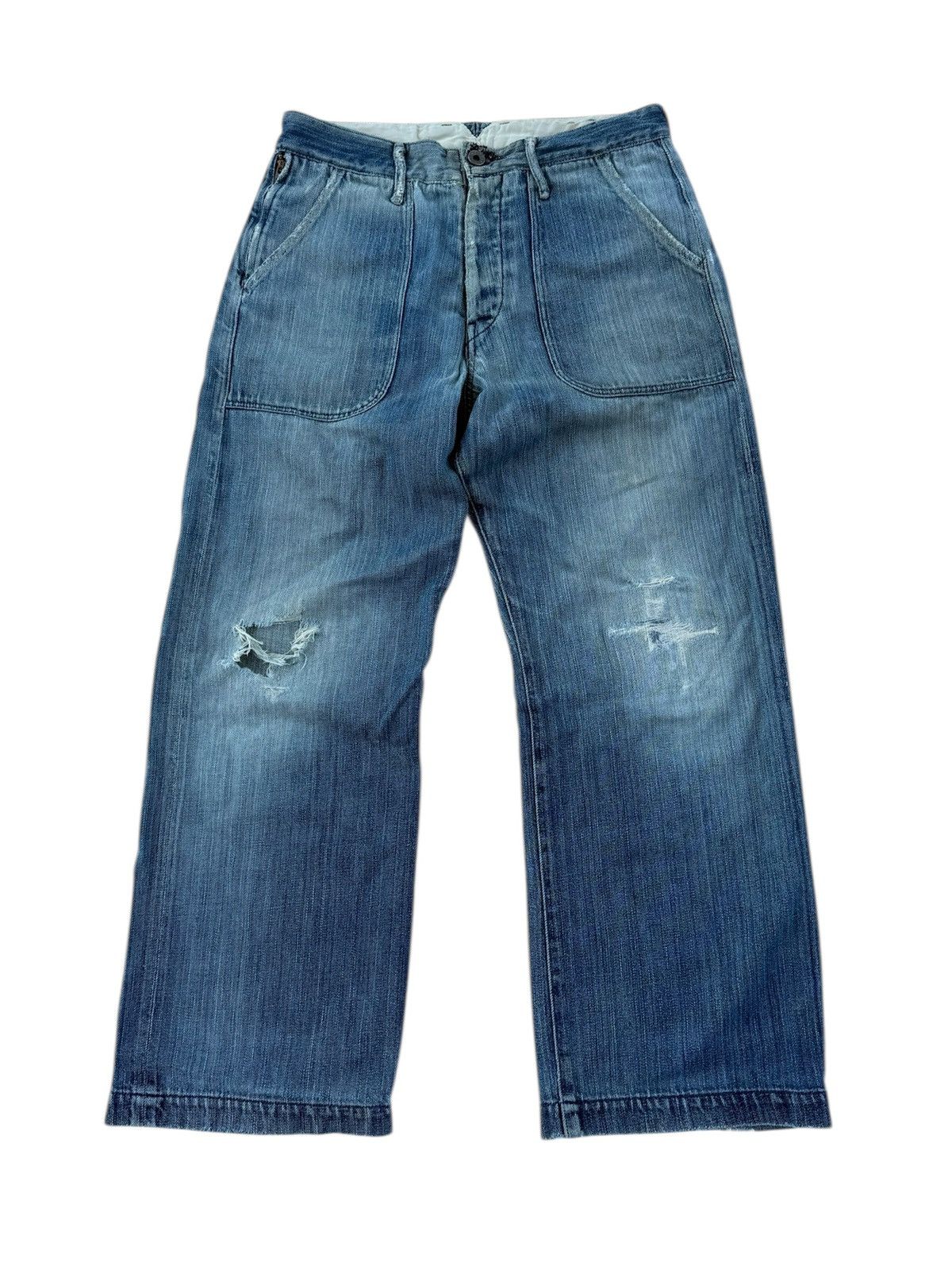 Kapital KAPITAL DISTRESSED JEANS Size US 30 / EU 46 - 1 Thumbnail