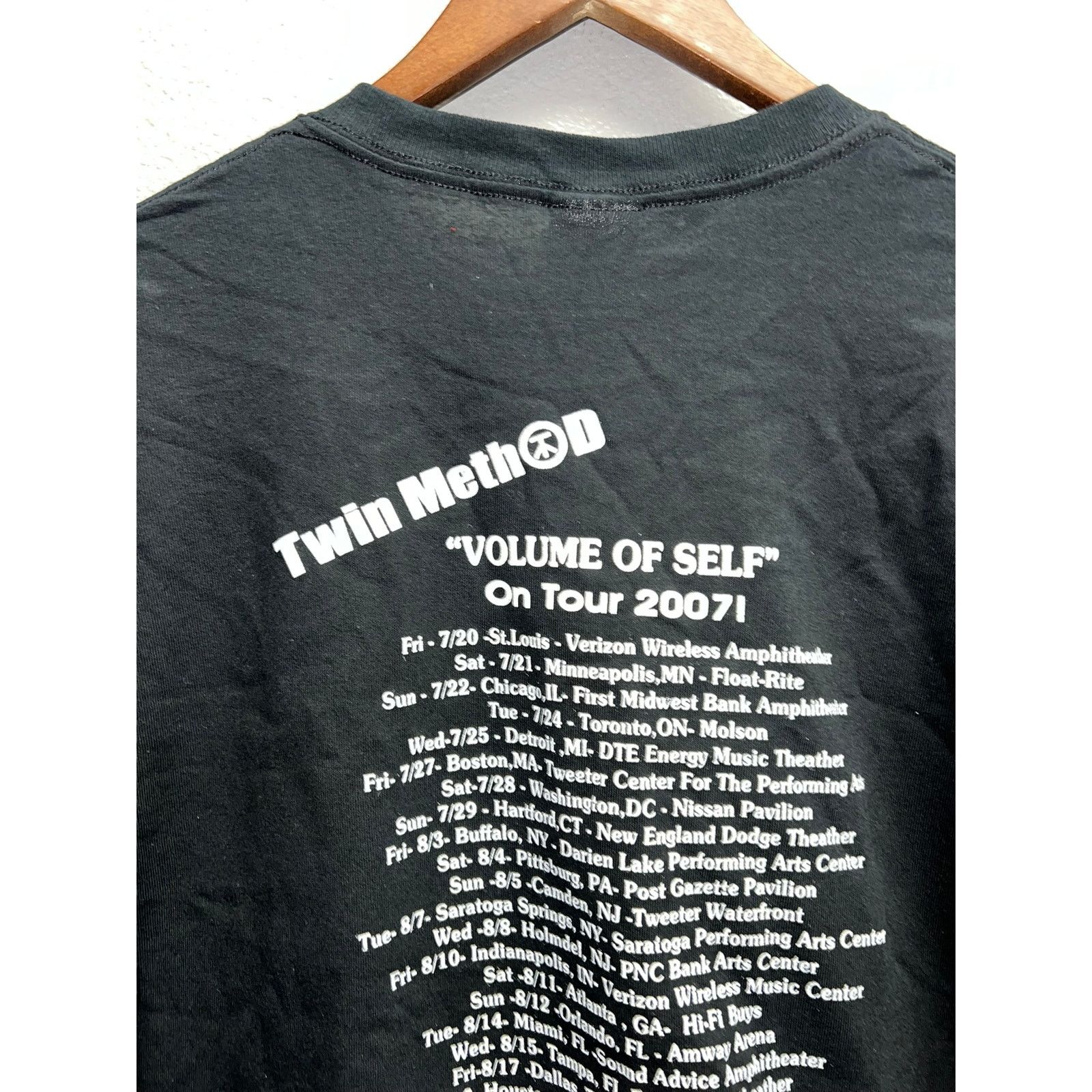 Gildan 2007 Twin Method The Volume Of Self Tour Nu Metal Shirt XL Size US XL / EU 56 / 4 - 8 Thumbnail
