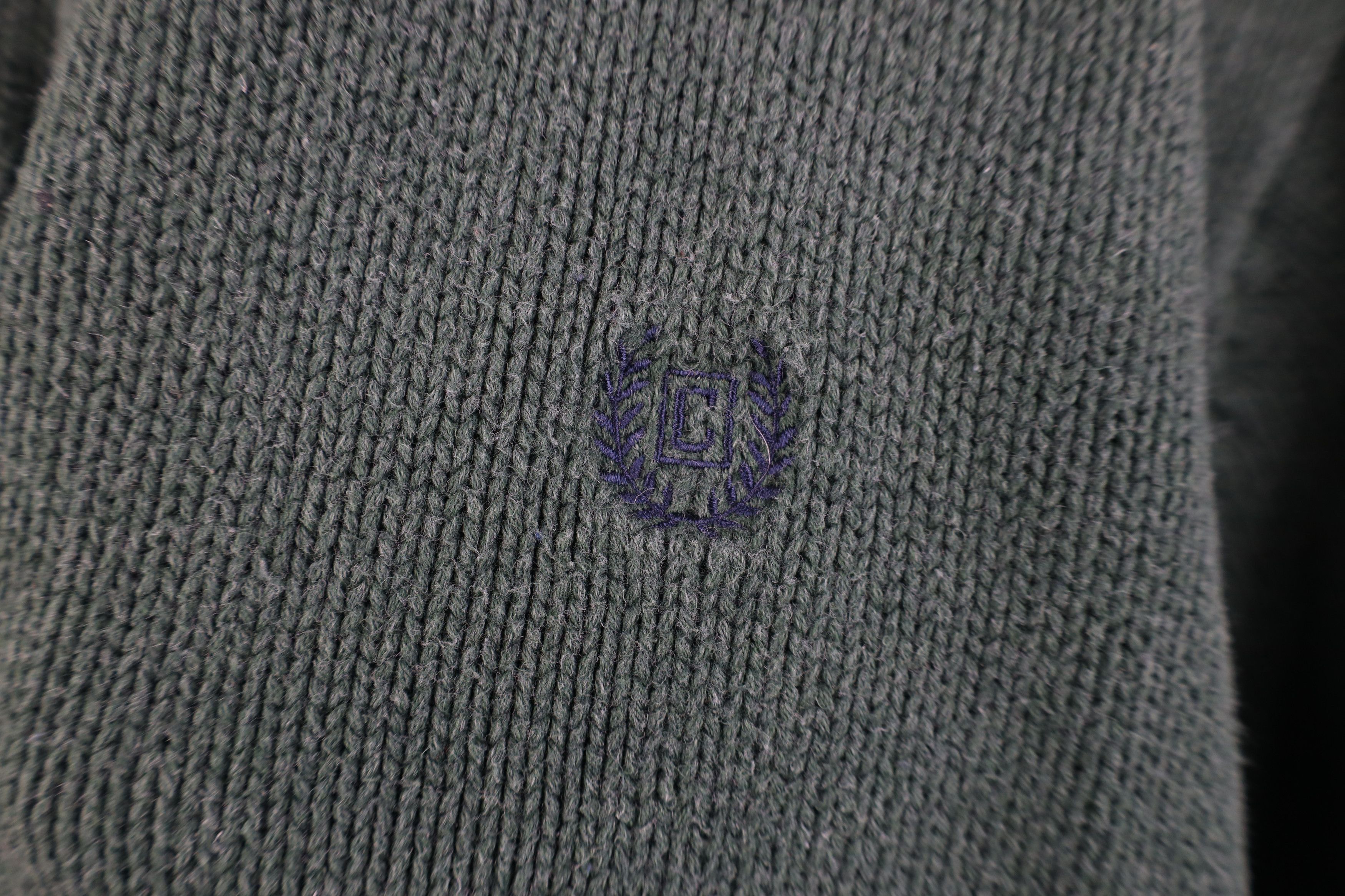 Chaps Vintage Y2K Chaps Ribbed Knit 1/4 Half Zip Sweater Green Size US XXL / EU 58 / 5 - 4 Thumbnail