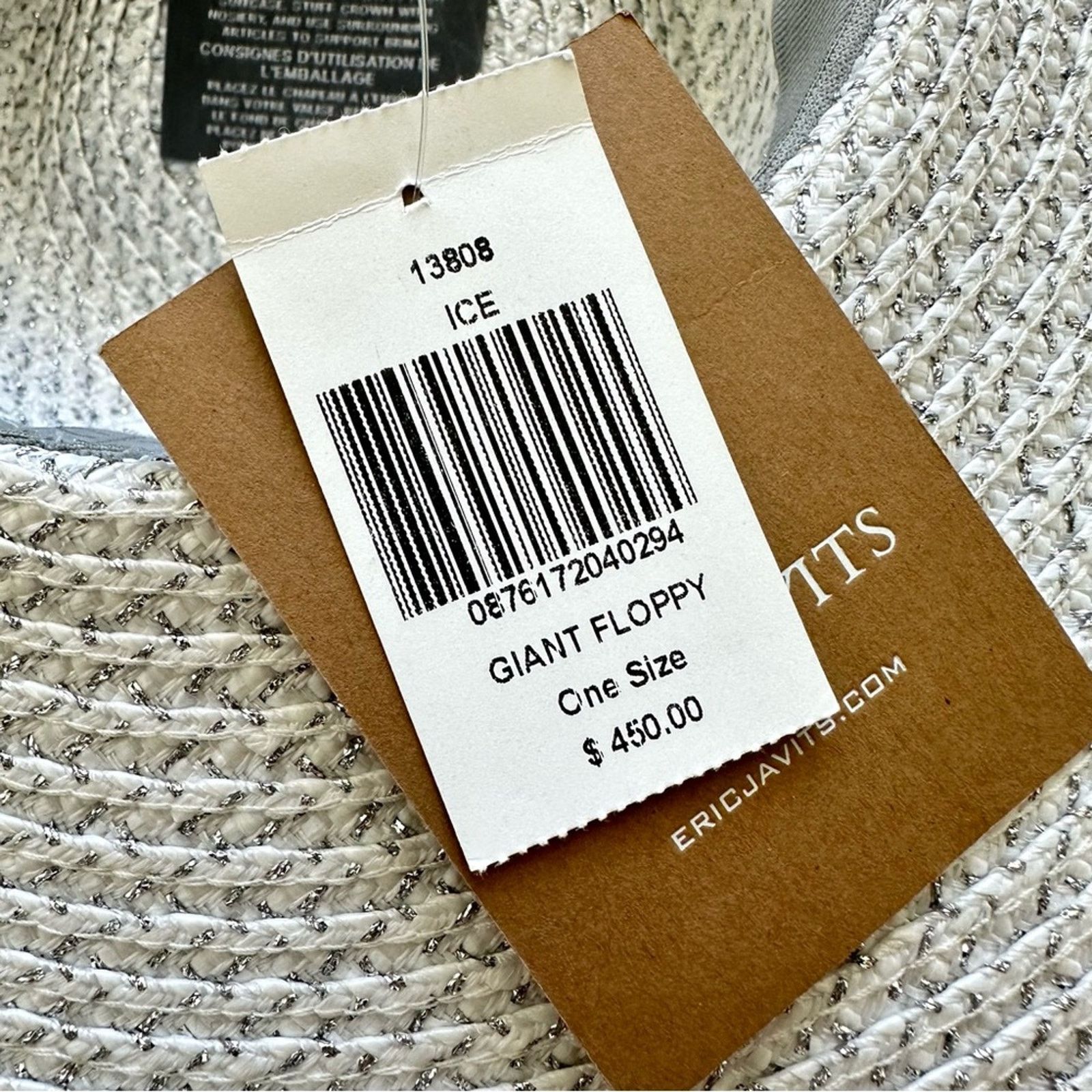 Other NWT!!! Eric Javits women giant floppy one size Retail 450$ Size ONE SIZE - 5 Thumbnail