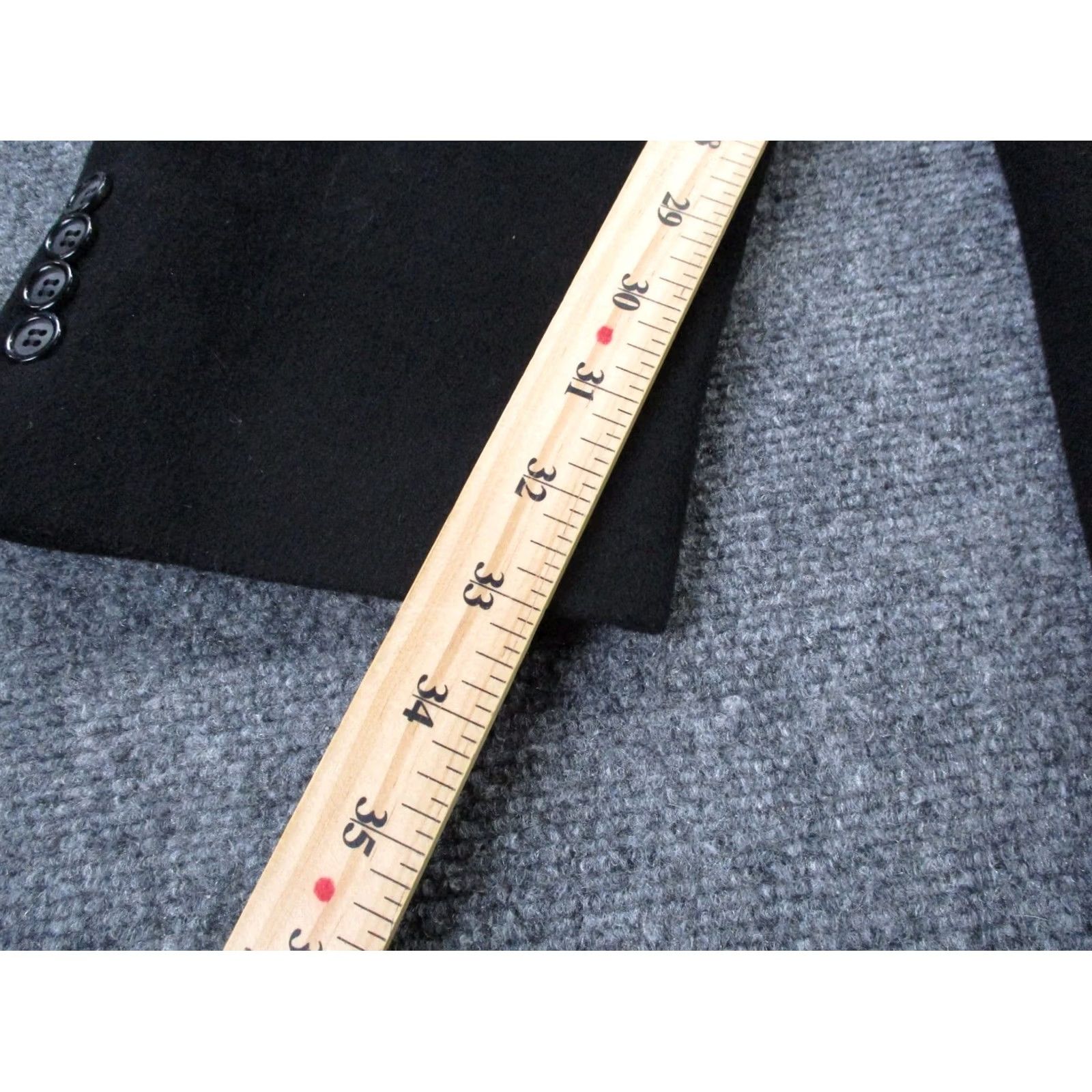 Ralph Lauren VINTAGE Ralph Lauren Coat Mens 48R Black Wool Blend Parma Overcoat Classic Outdoors Size US M / EU 48-50 / 2 - 7 Thumbnail