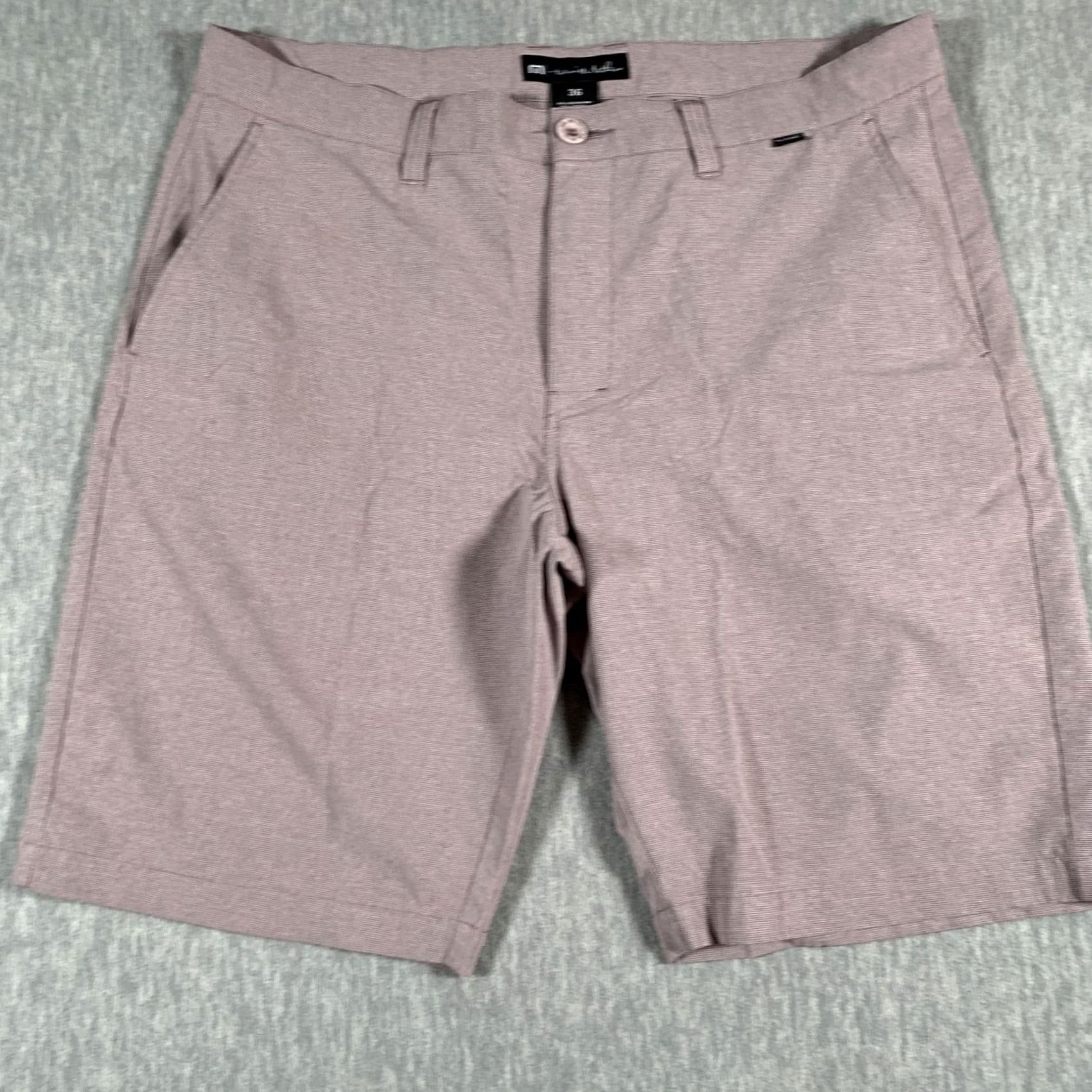 TravisMathew Travis Mathew Golf Chino Shorts Mens 36 Purple Heather Casual Performance Size US 36 / EU 52 - 3 Thumbnail