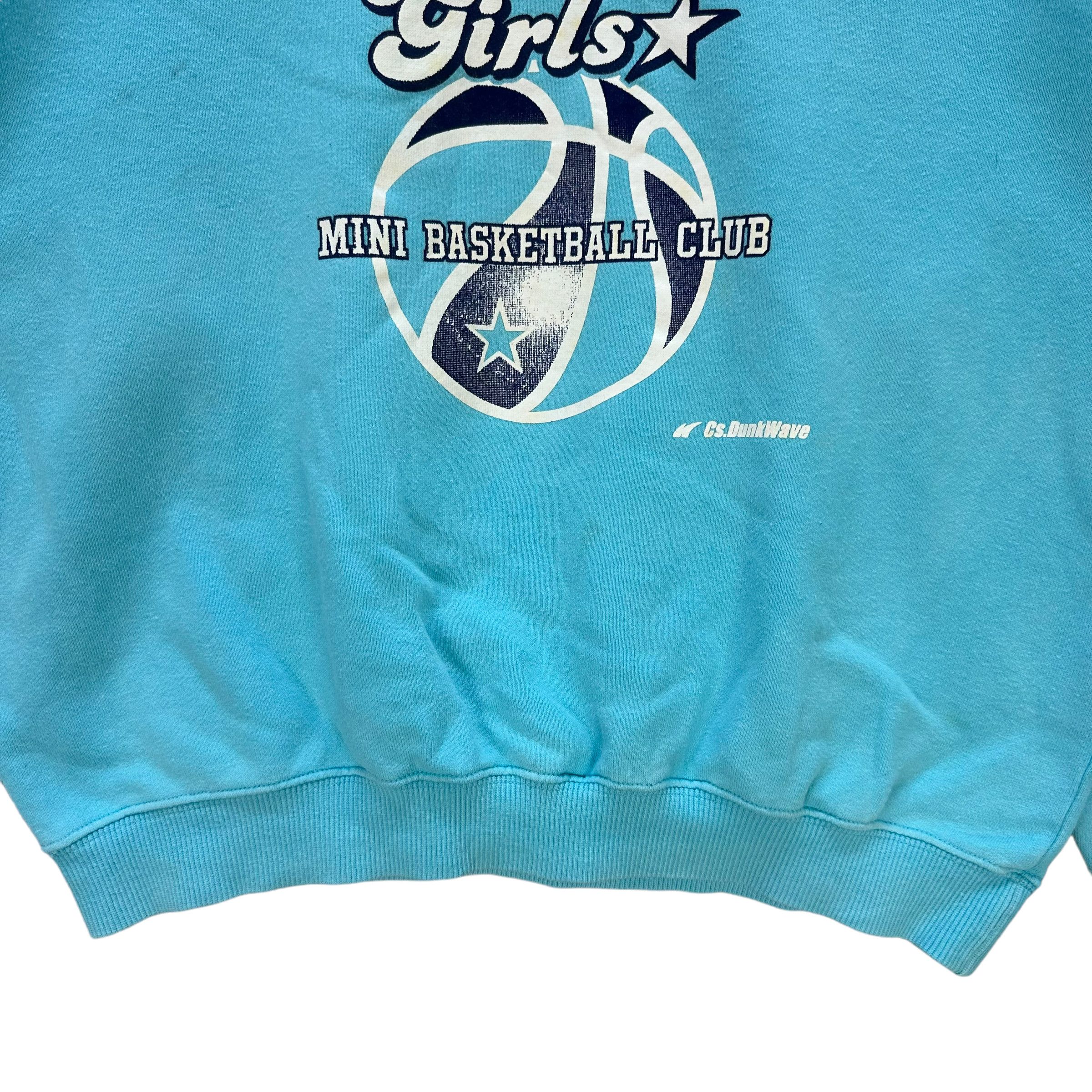 Japanese Brand FUJIHASHI GIRLS BASKETBALL CLUB SWEATSHIRT #8622-018 Size US M / EU 48-50 / 2 - 4 Thumbnail