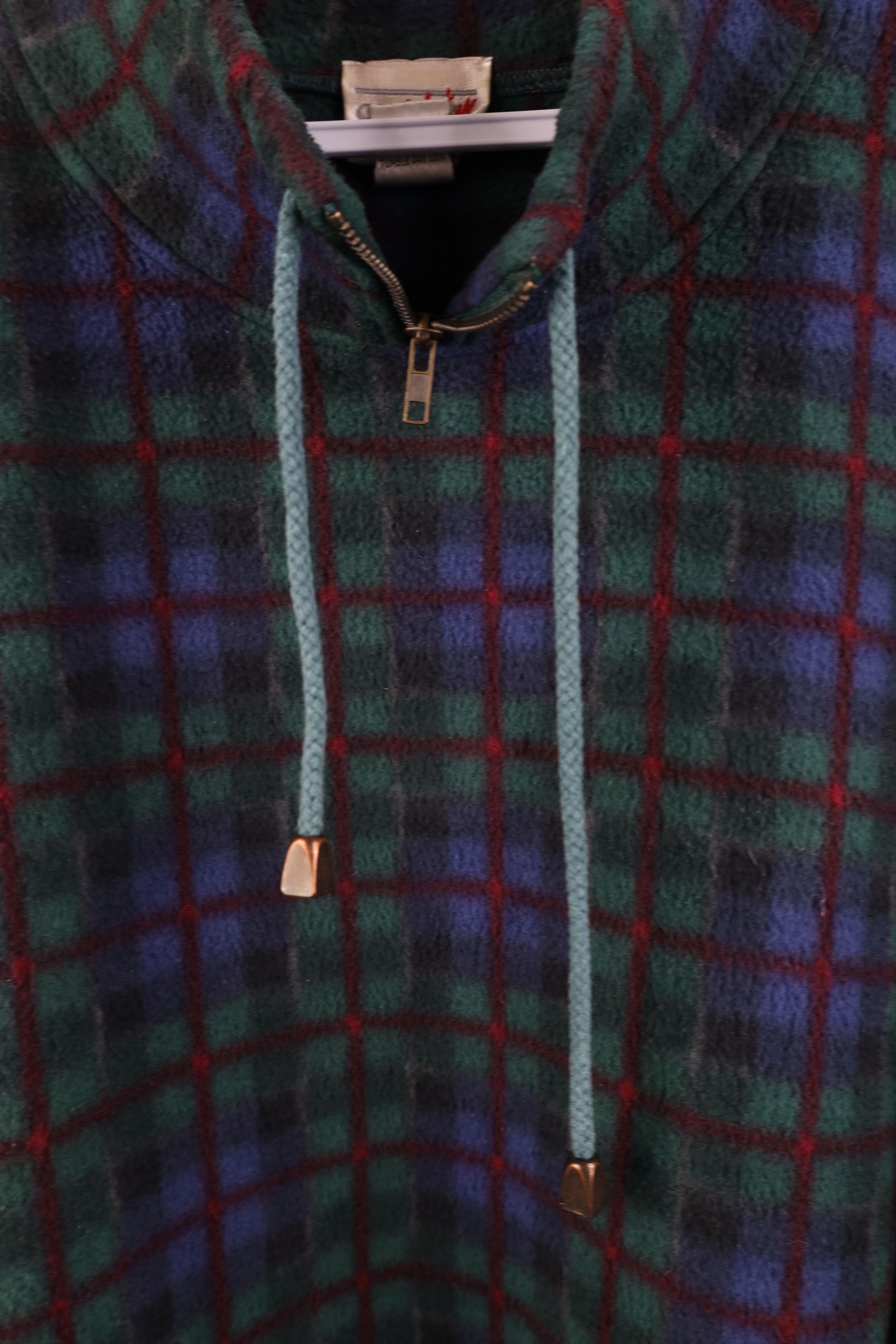 Vintage Vintage 90s Streetwear Fit Pullover Fleece Sweater Plaid Size L / US 10 / IT 46 - 4 Thumbnail