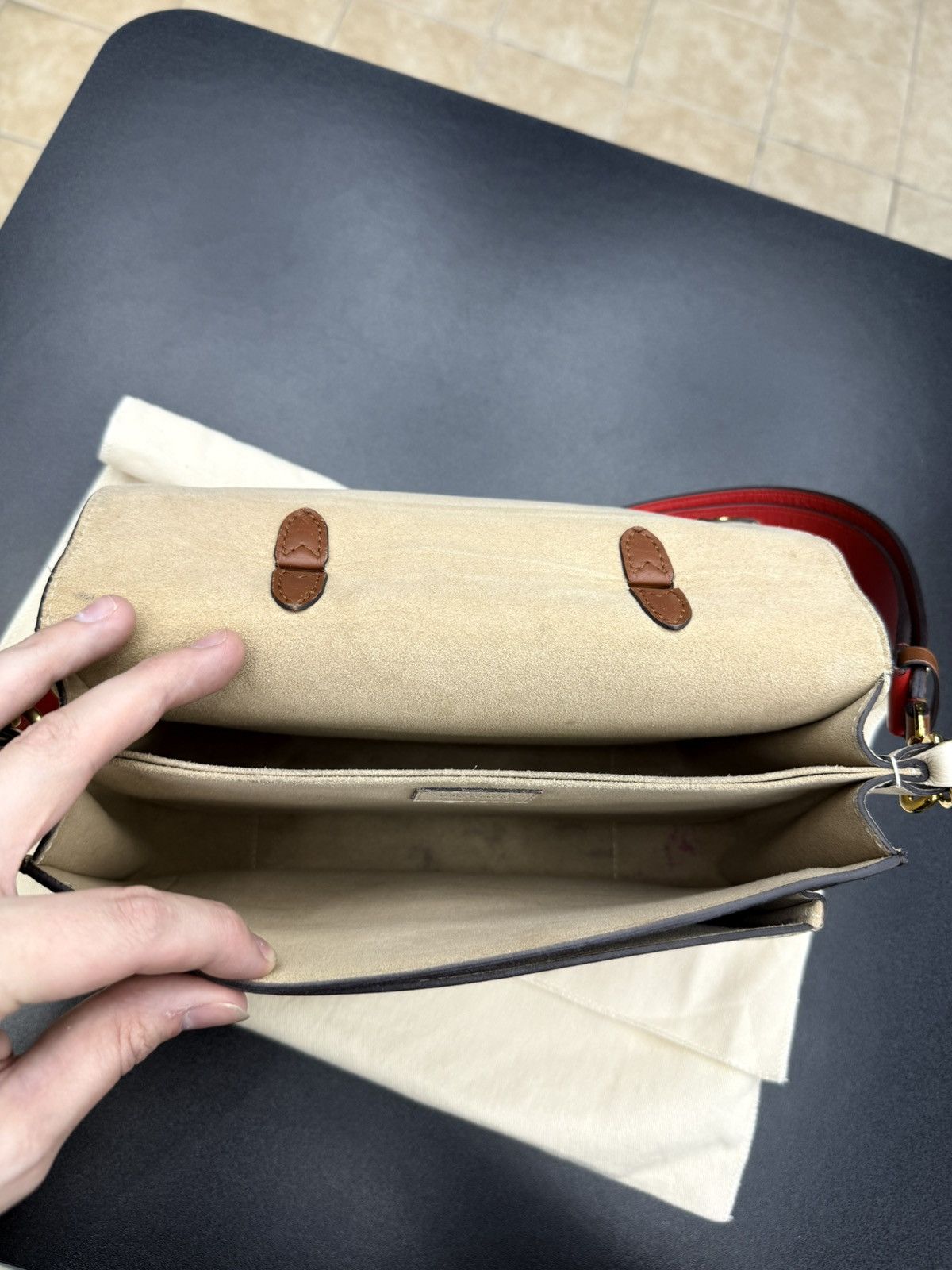 Louis Vuitton AUTHENTIC Louis Vuitton Vaugirard Handbag Brown Monogram Size ONE SIZE - 17 Thumbnail