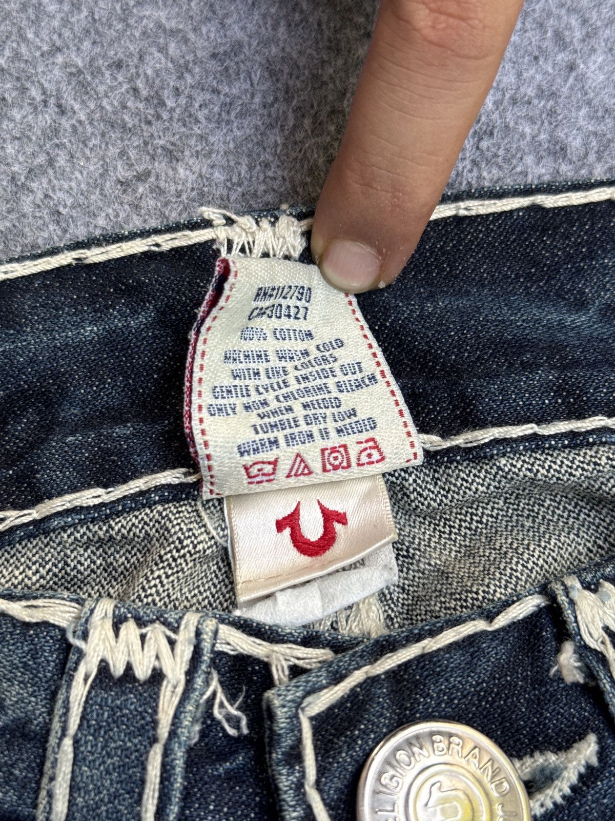 True Religion Vintage Y2k True Religion Jeans Size US 32 / EU 48 - 5 Thumbnail