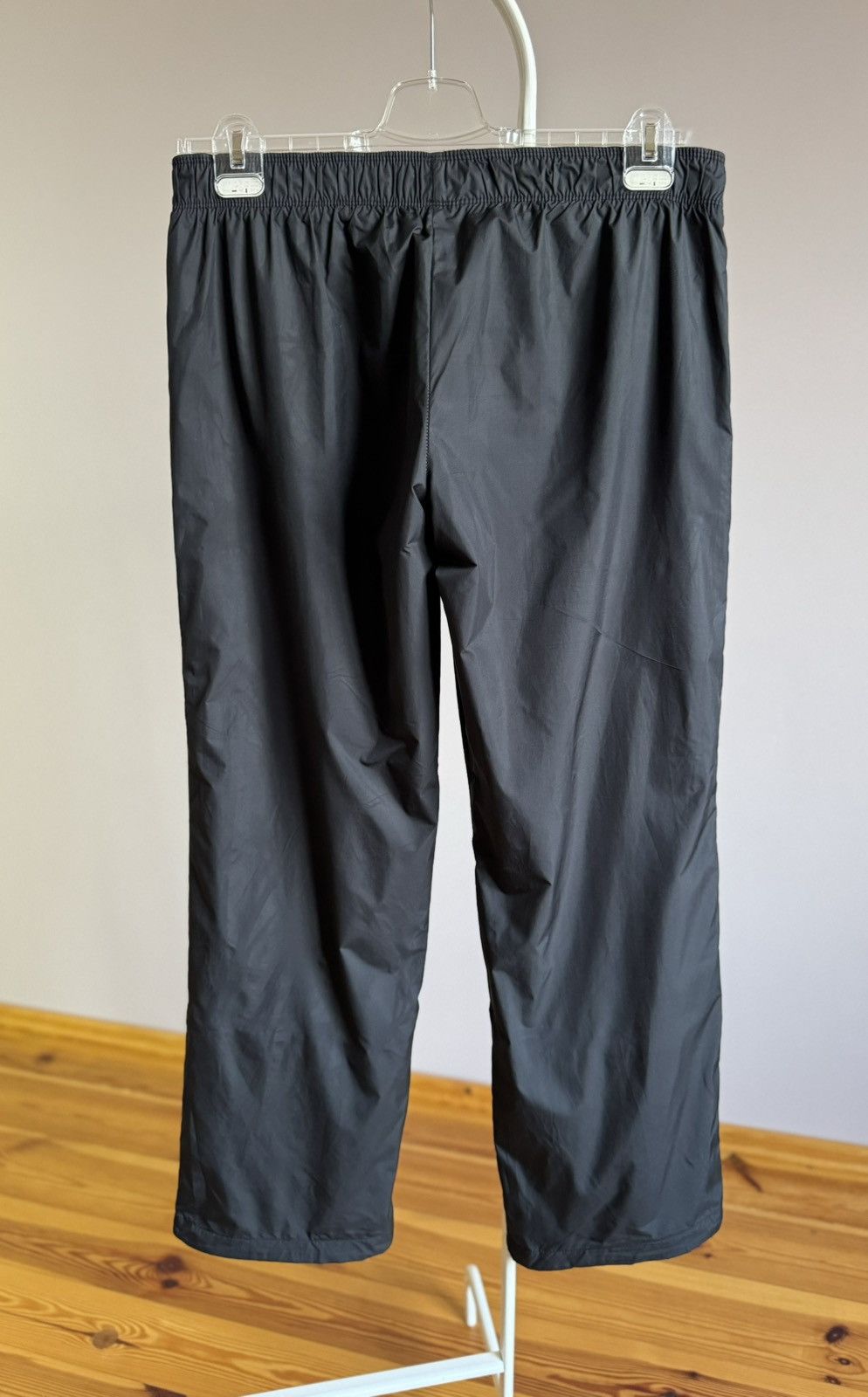 Vintage Vintage Nike Nylon Black Logo Pants Size US 33 - 9 Thumbnail