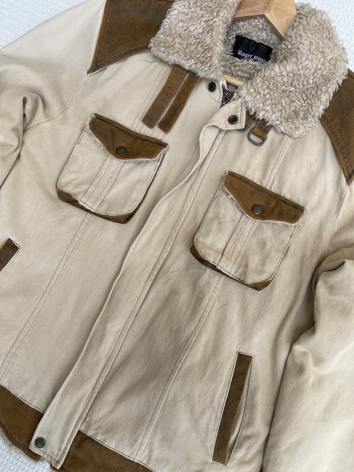 Marc Jacobs Last Drop🔥Rare🔥Marc Jacob Sherpa Leather Jacket Size US L / EU 52-54 / 3 - 15 Thumbnail