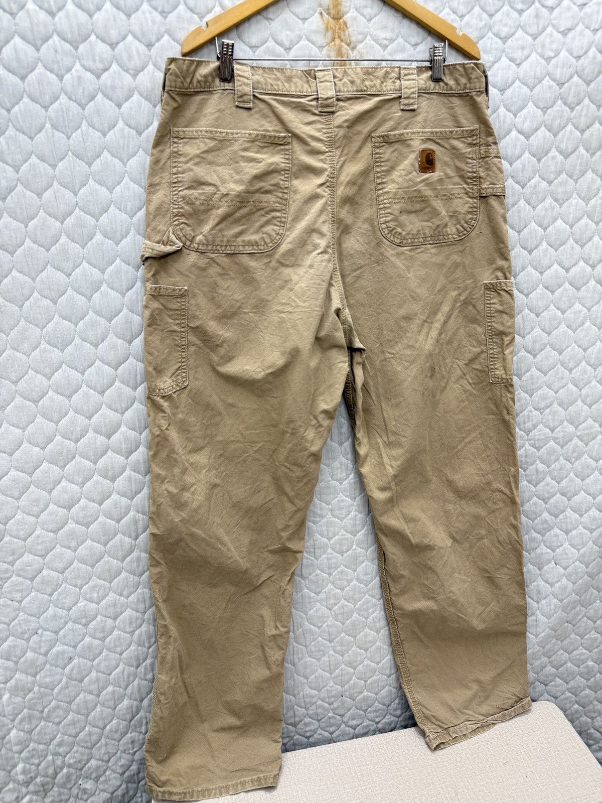 Carhartt 🔥🔥🔥STEALS VTG CARHARTT WORKERS PANTS Size US 37 - 2 Thumbnail