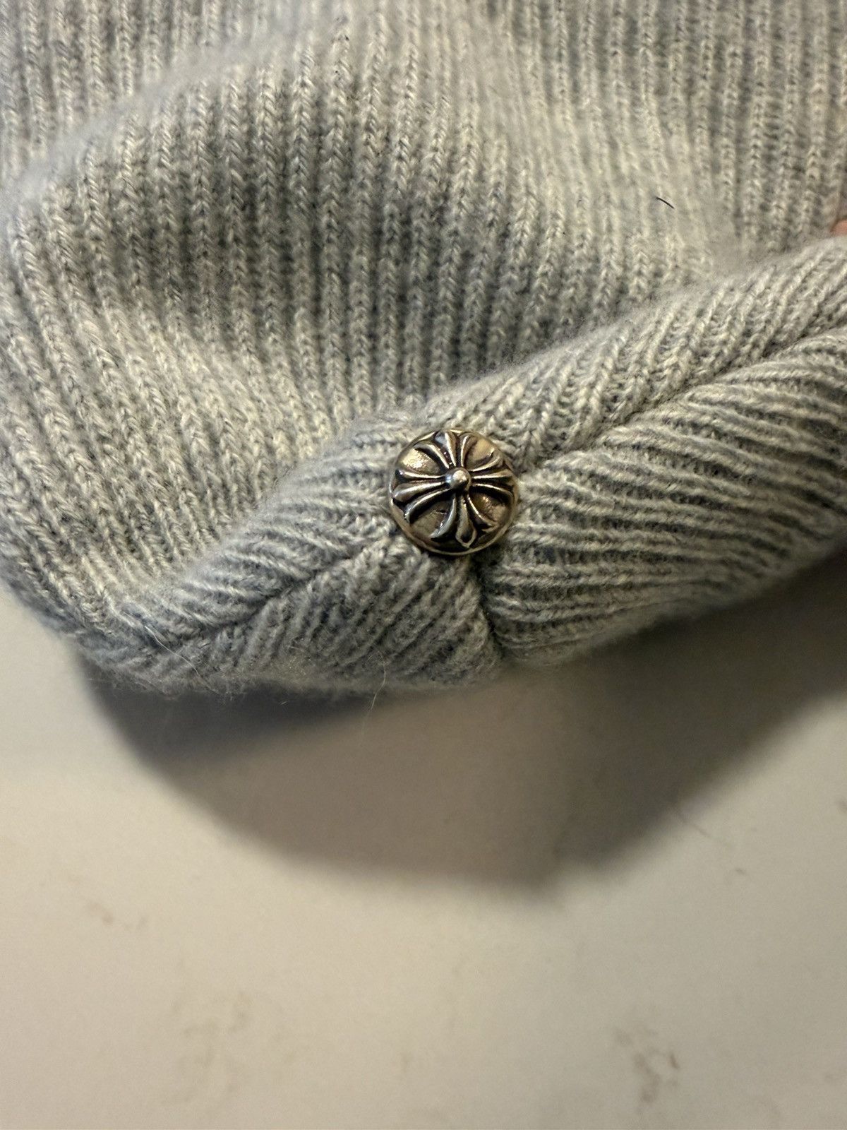 Chrome Hearts Chrome Hearts Cashmere big daddy beanie Size ONE SIZE - 3 Thumbnail