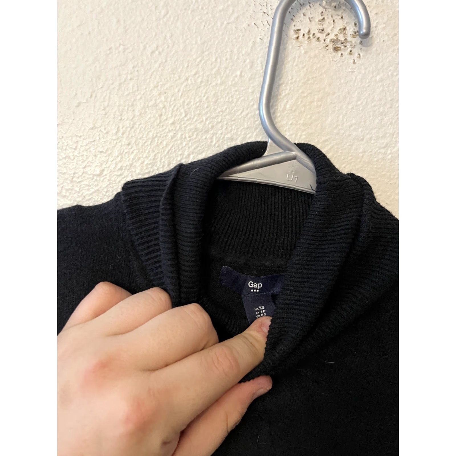 Gap Gap Women's T-Shirt Long Sleeve Turtleneck The Modern Tee XS Black Size XS / US 0-2 / IT 36-38 - 5 Thumbnail