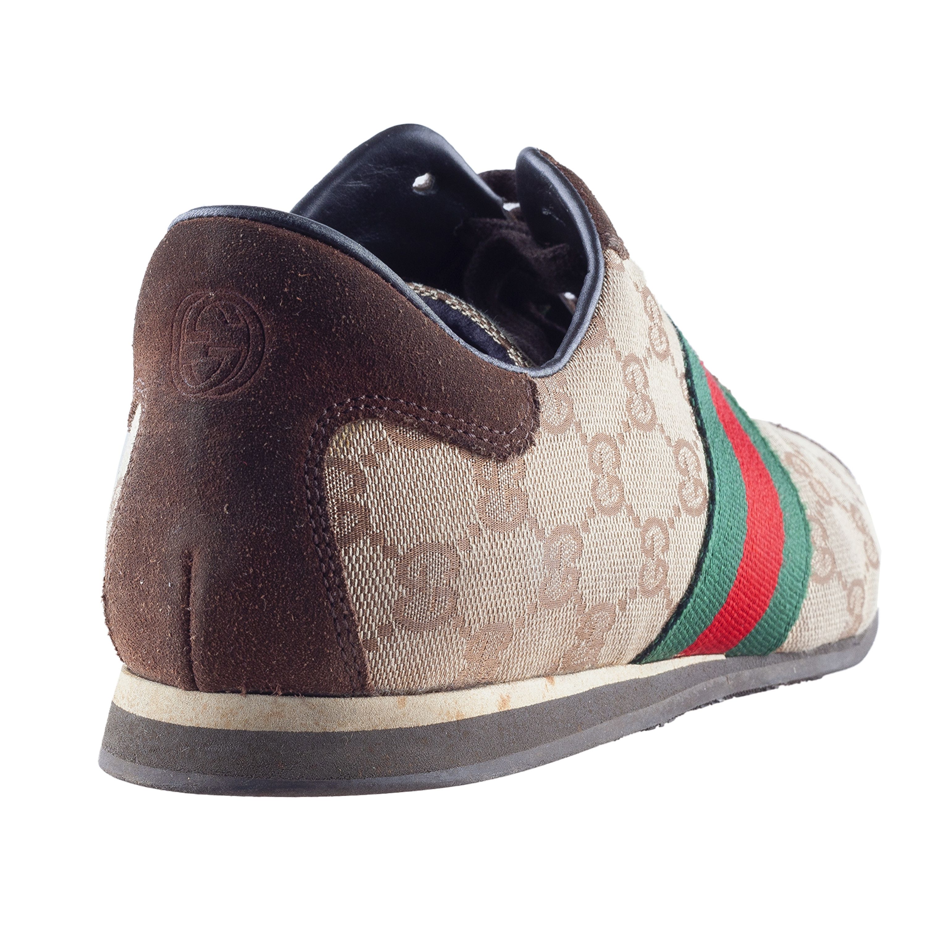 Gucci Vintage Gucci Monogram Brown Sneakers (39 EU) Size US 6 / EU 39 - 5 Thumbnail