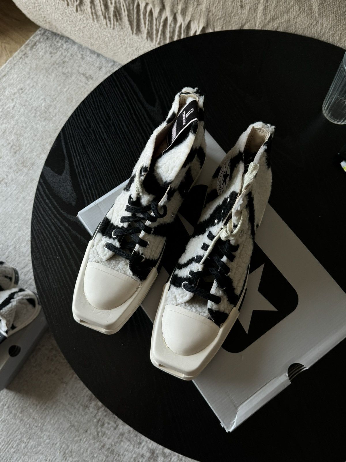Converse × Rick Owens × Rick Owens Drkshdw RICK OWENS X CONVERSE 41 Size US 7.5 / EU 40-41 - 4 Thumbnail