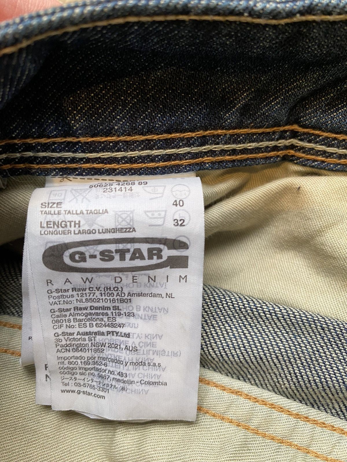 G-Star G Star Raw 5204 Jeans Size US 40 / EU 56 - 6 Thumbnail