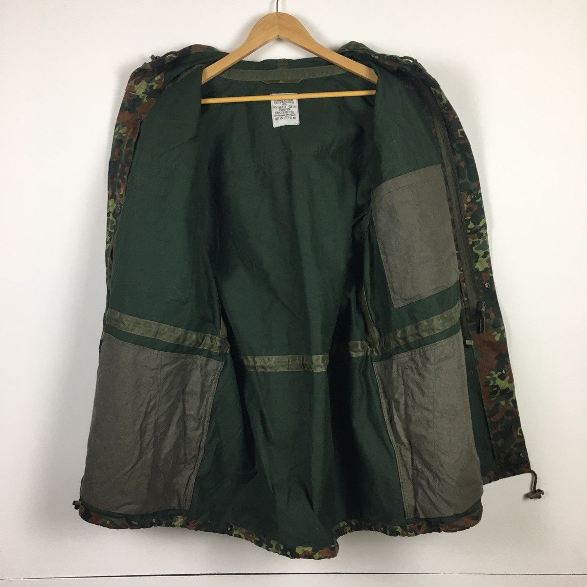 Vintage Vtg 98 Scharrer Untergrb German Camouflage Field Jacket Size US L / EU 52-54 / 3 - 14 Thumbnail