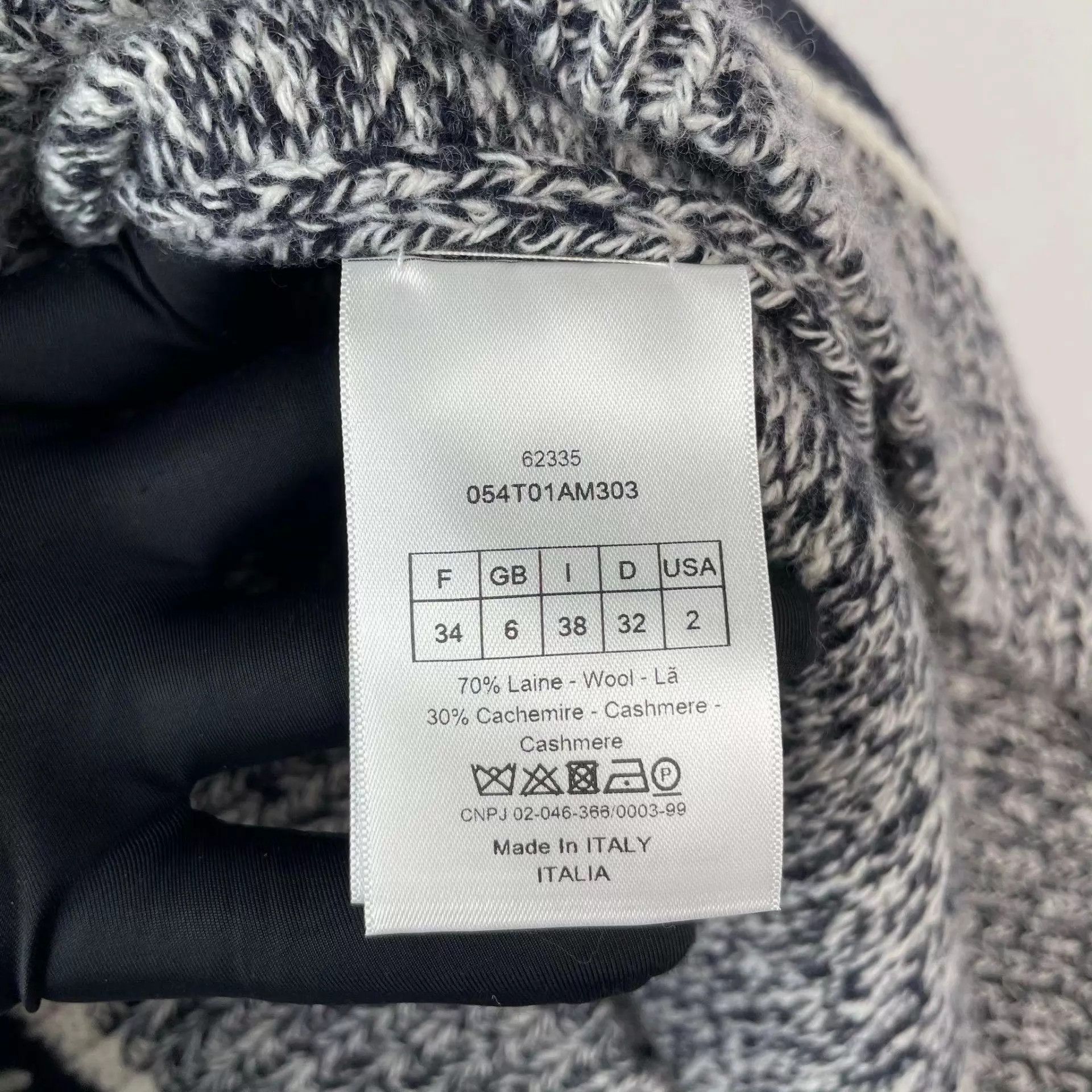 Dior Dior blue vest 260128CYXAB04 Size XS / US 0-2 / IT 36-38 - 4 Thumbnail