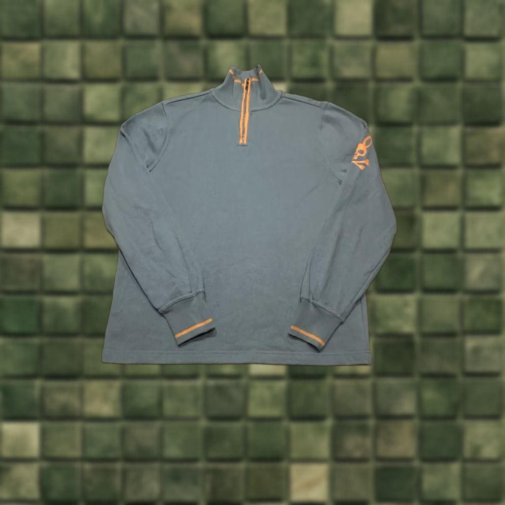 Psycho Bunny Psycho Bunny 1/4 Zip Pullover Mens Small Blue Pullover Casual Activewear Sports Jacket Size US S / EU 44-46 / 1 - 1 Thumbnail