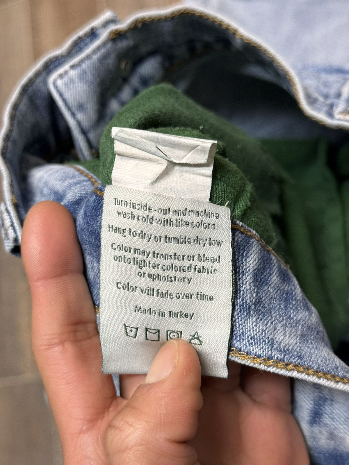 Tecovas Tecovas Light Wash Blue Denim Jeans Straight Fit Size US 40 / EU 56 - 7 Thumbnail