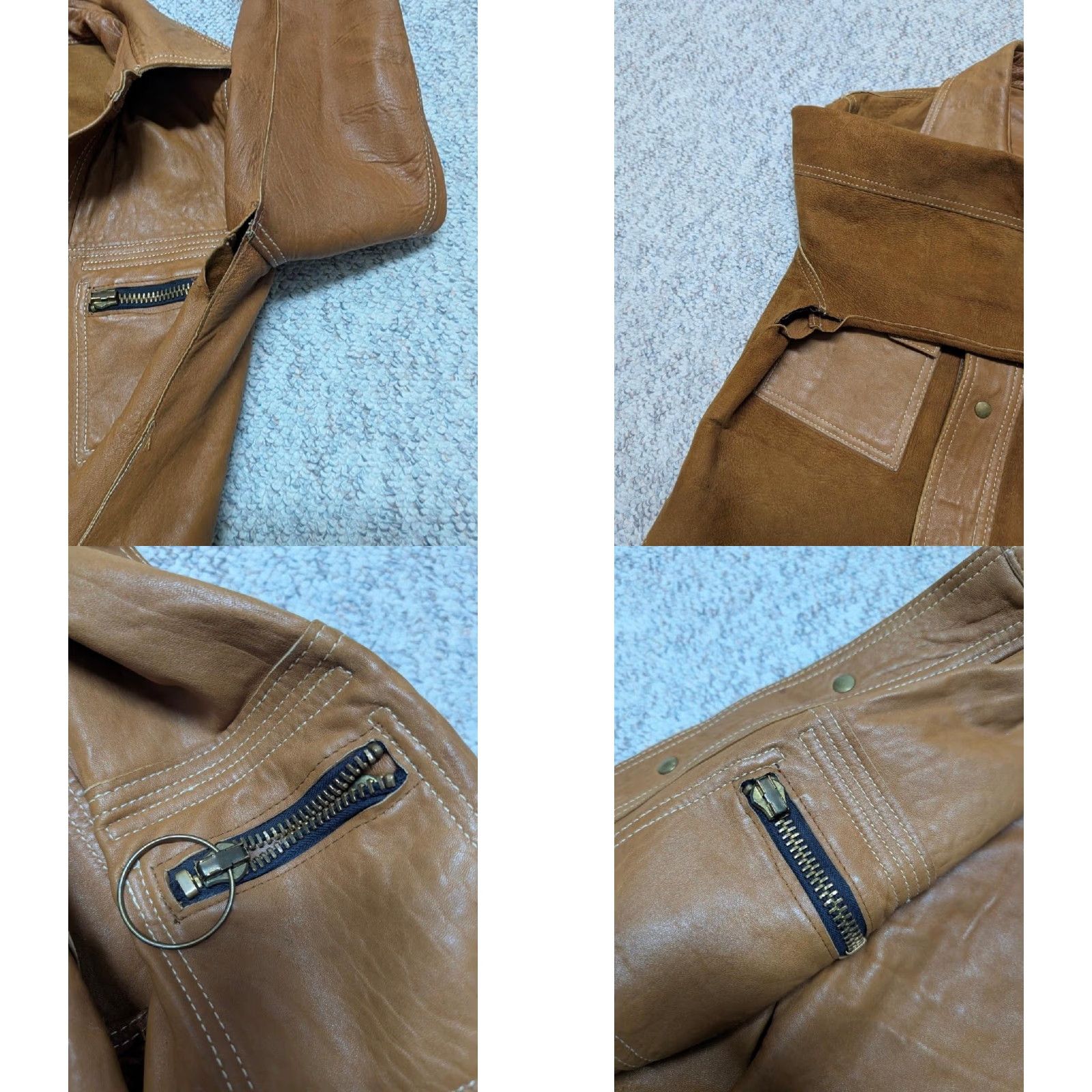 Vintage VINTAGE western suede cowhide leather XXS jacket Trucker cowboy east west -unisex- Adults 2XS brown leather jacket western 1970s vintage style Size US XXS / EU 40 - 8 Thumbnail