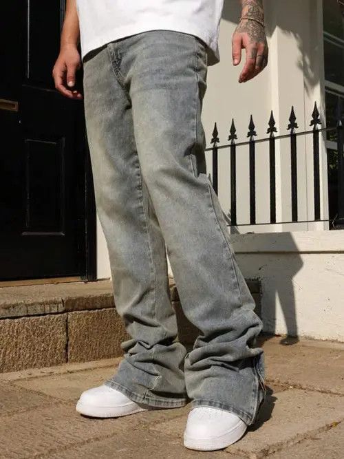 Japanese Brand Nozomi x Kaori Straight fit DRIP TRAP Denim jeans Size US 32 / EU 48 - 2 Thumbnail