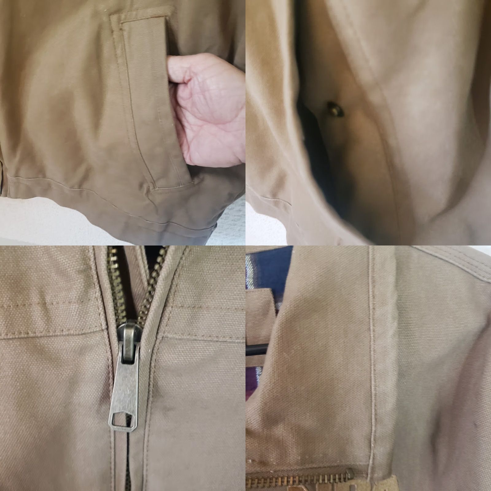 Vintage Burks Bay Jacket Mens 2XL XXL Cotton Flannel Lined Full Zip NRA National Rifle Size US XXL / EU 58 / 5 - 8 Thumbnail