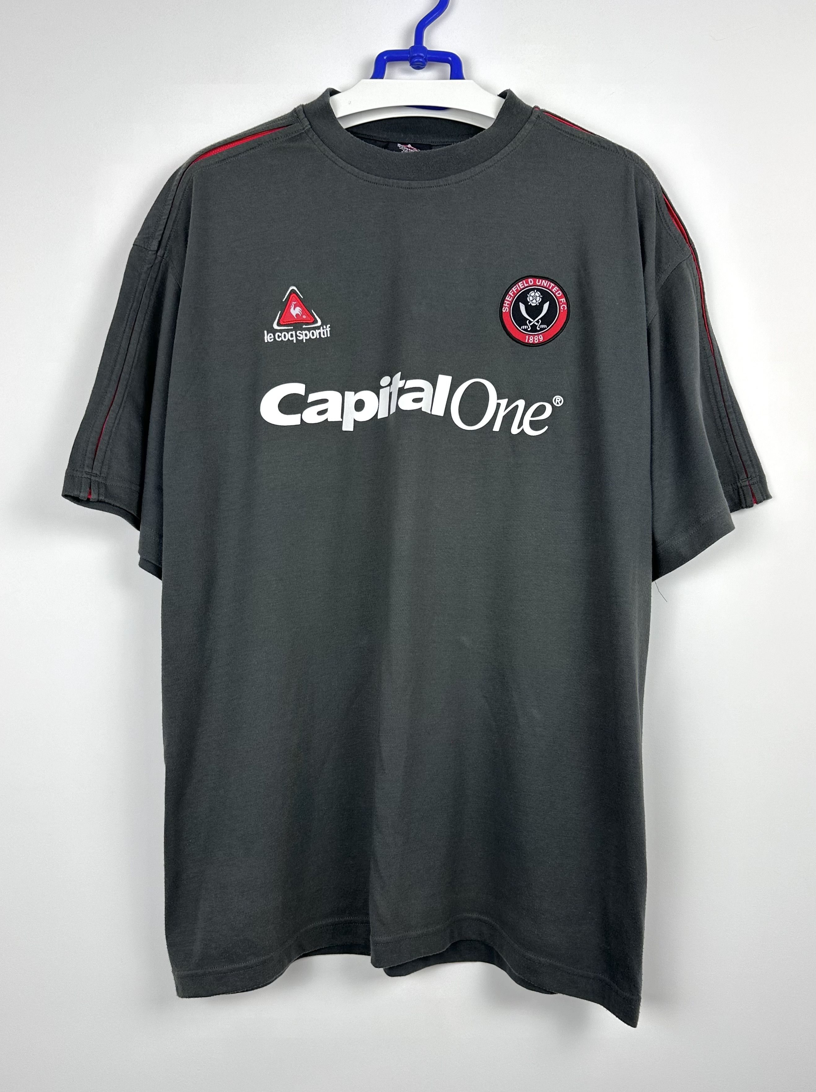 Le Coq Sportif Le Coq Sportif Shefield United F.C. football sports shirt Size US XL / EU 56 / 4 - 1 Thumbnail