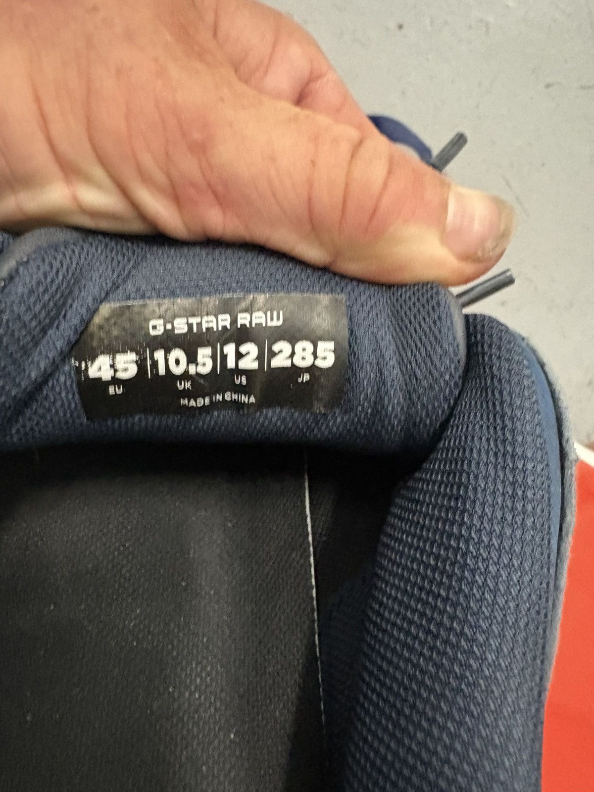 G-Star G-Star RAW Men's Low Top Athletic Sneakers Black Navy Size US 12 / EU 45 - 11 Thumbnail