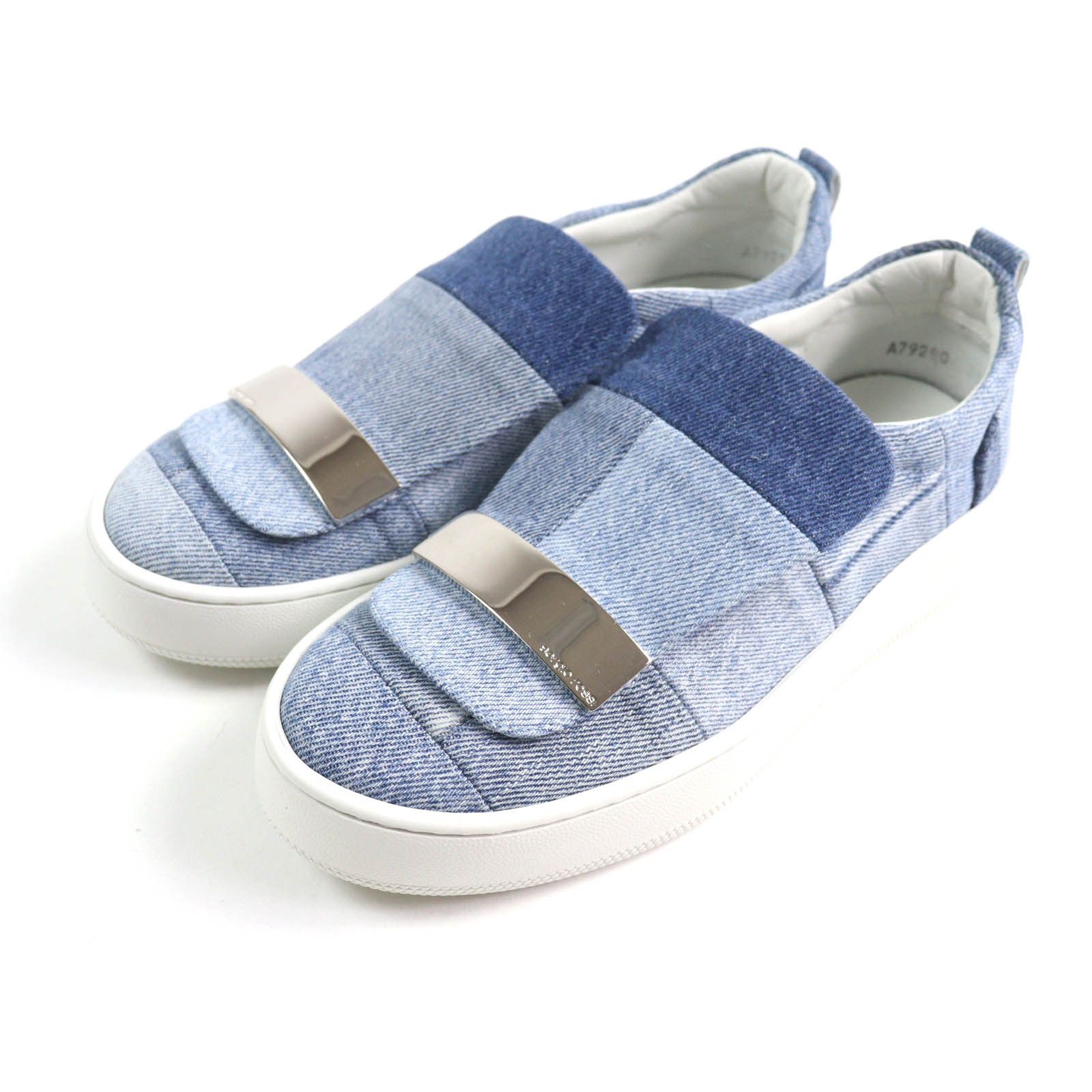 Other Other Sergio Rossi Levis sr1 ADDICT Patchwork denim sneakers Denim Shoes DUTY FREE for USA Size ONE SIZE - 1 Thumbnail