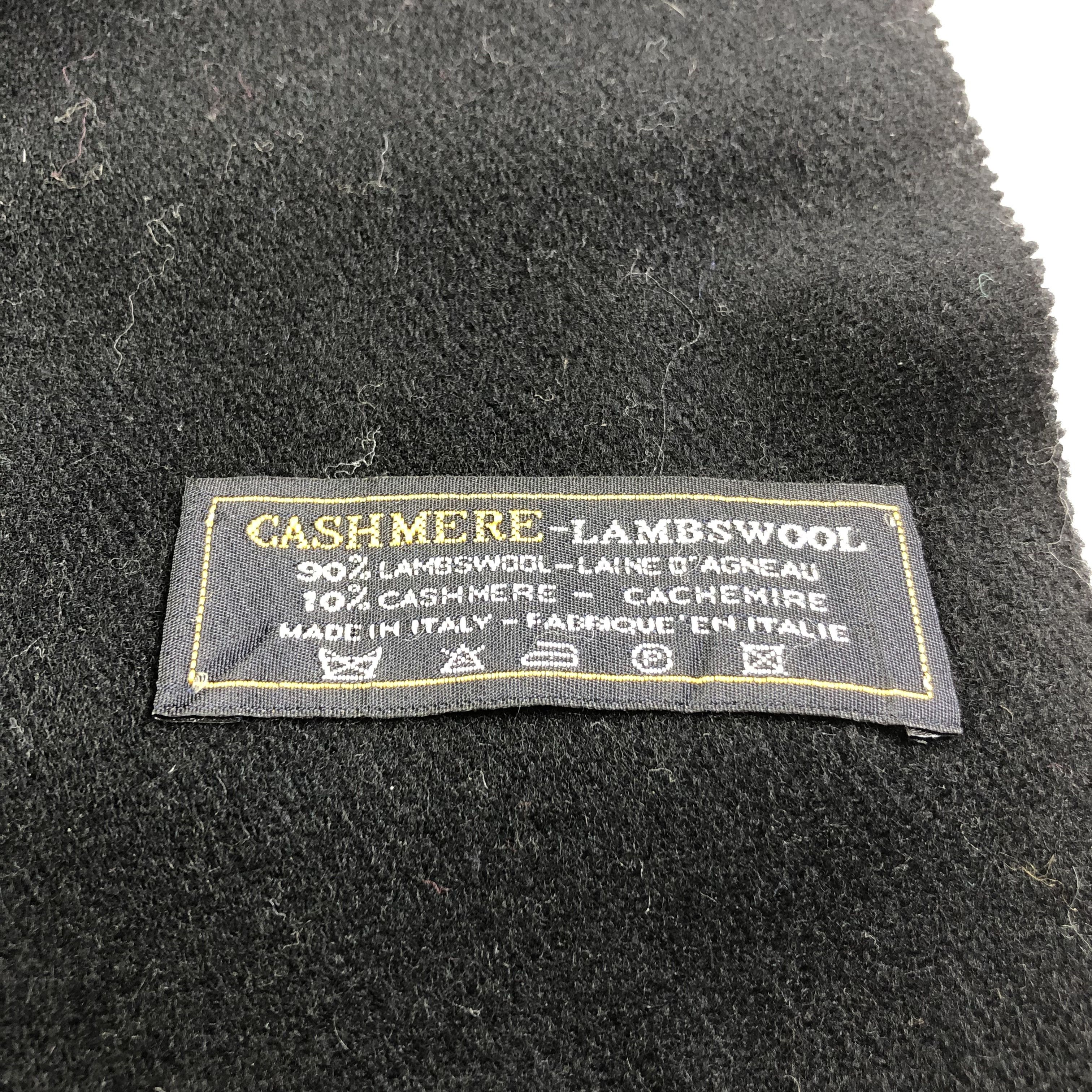 Arrow Arrow Plain Black Wool Scarf Muffler V1401 Size ONE SIZE - 5 Thumbnail
