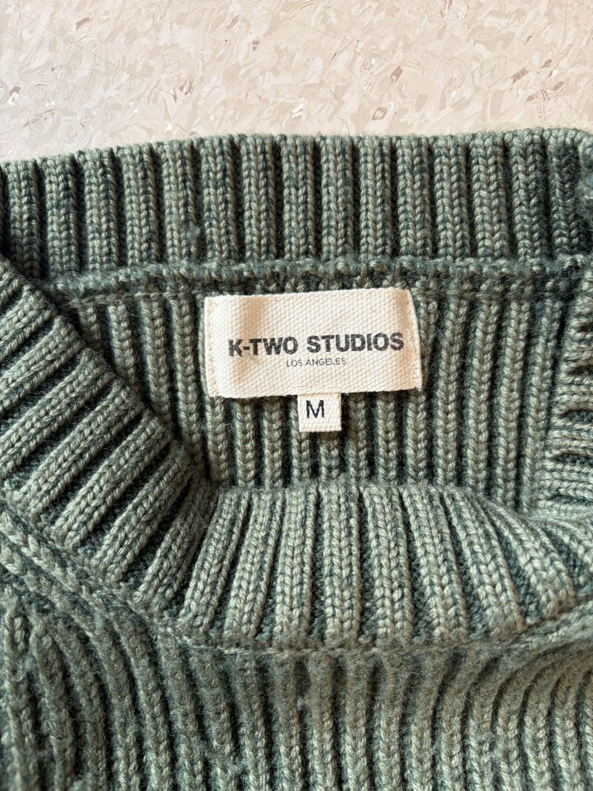 K-Two Studios K-two Studios Fisherman Knit Sweater Green Size US M / EU 48-50 / 2 - 3 Thumbnail