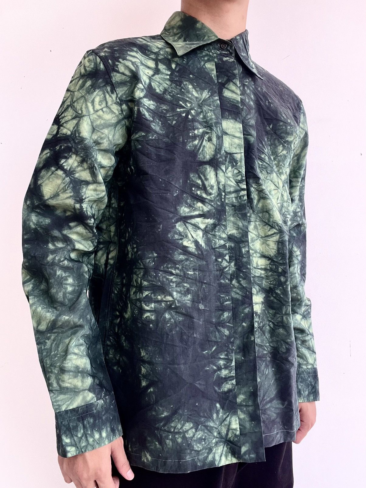 Yohji Yamamoto Yohji Yamamoto Tie Dye Shirt Size US L / EU 52-54 / 3 - 2 Thumbnail