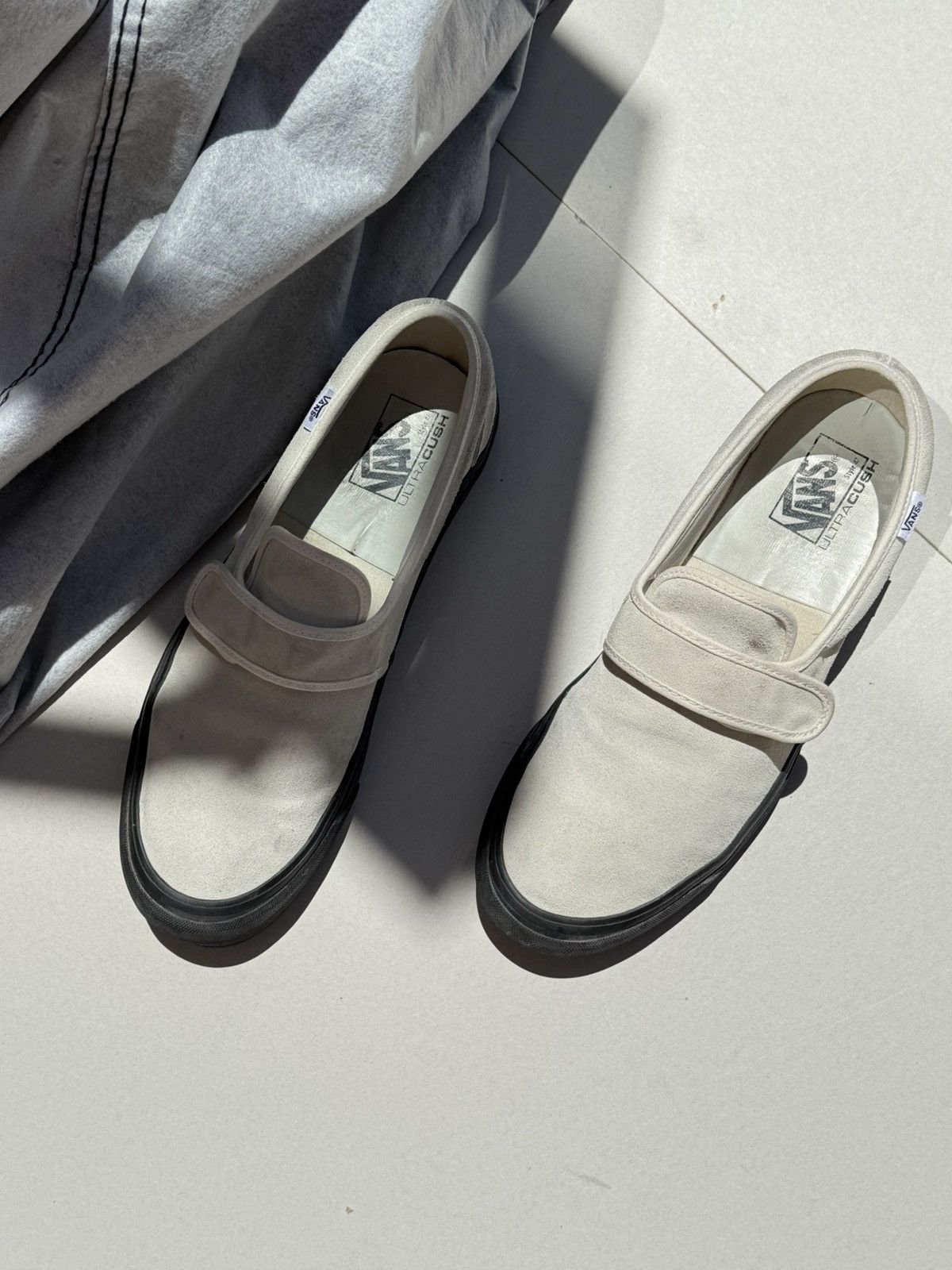 Vans Vans Slip-On Style 47 Men sz 12 (resemblance of FOG) beige Size US 12 / EU 45 - 7 Thumbnail