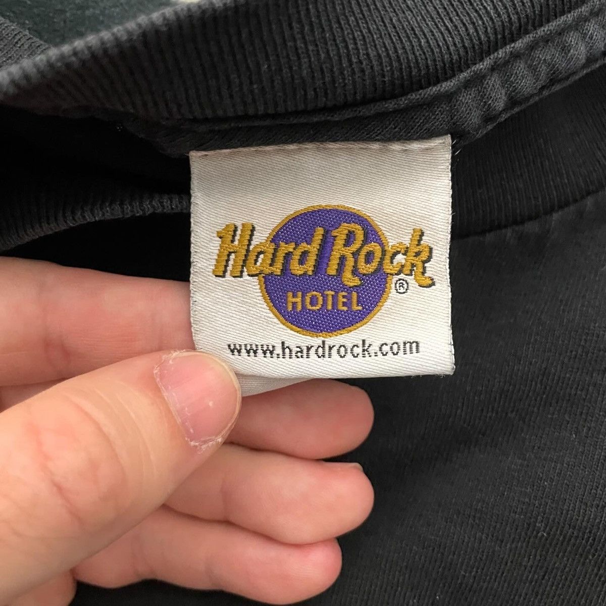 Hard Rock Cafe × Vintage Rare Hard Rock Hollywood Big Guitar BlackT-shirt Casino Size US M / EU 48-50 / 2 - 3 Thumbnail