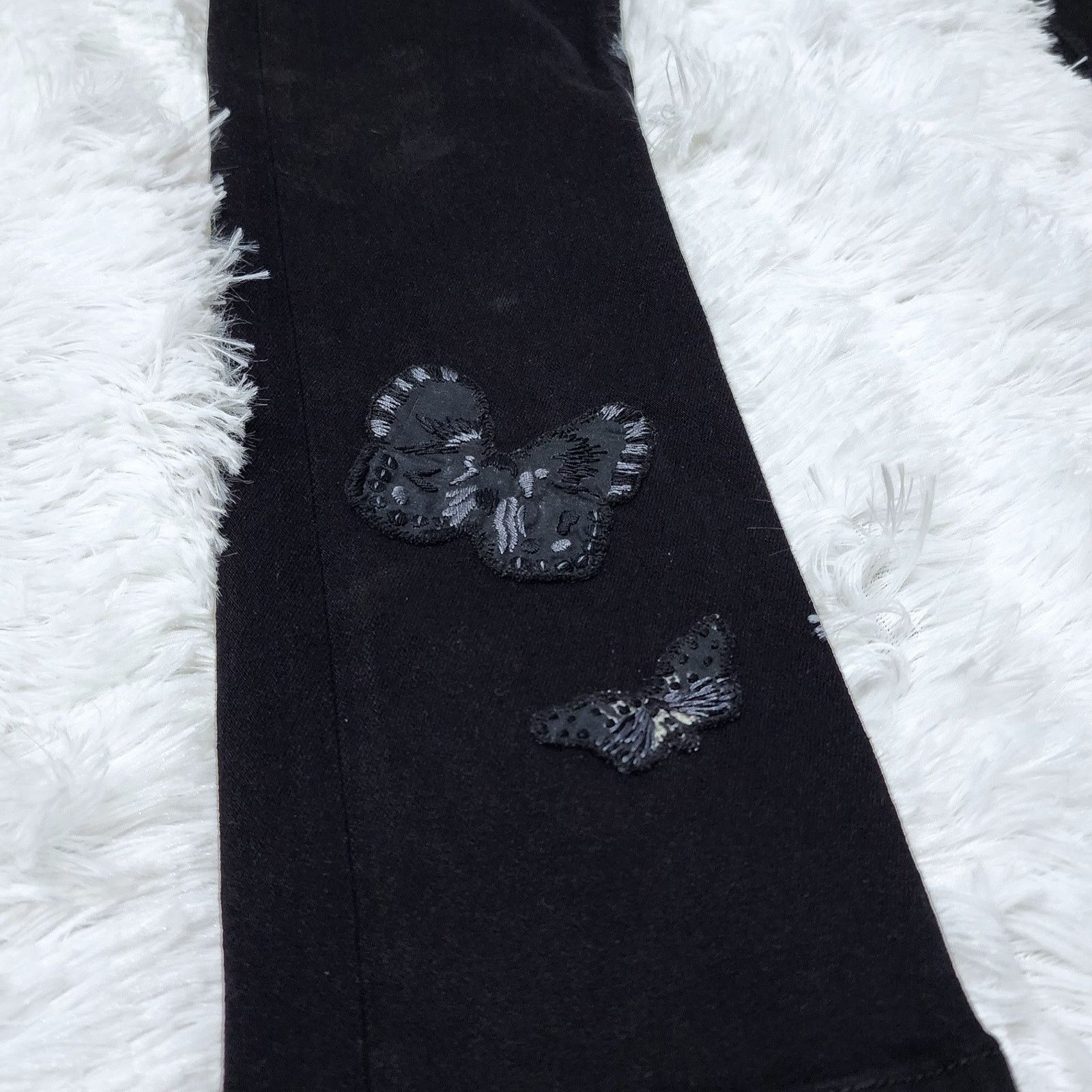 Valentino Valentino x Izumi Miyazaki Gravitation Butterfly Print Jeans Size 25" / US 0 / IT 36 - 8 Thumbnail