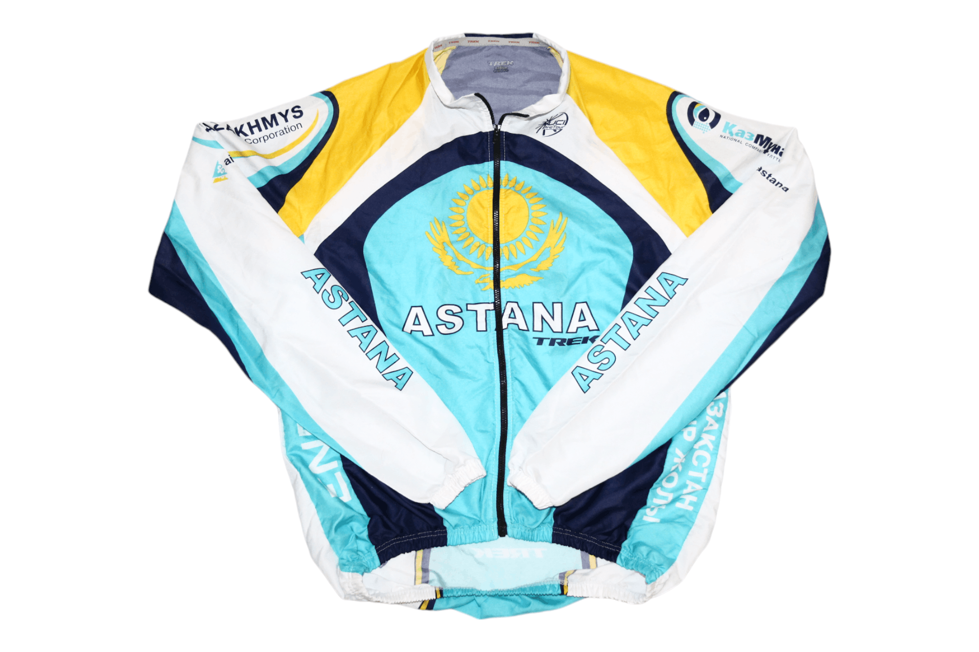 Other Trek Team Astana Cycling Jersey Windbreaker Jacket Size US M / EU 48-50 / 2 - 1 Thumbnail