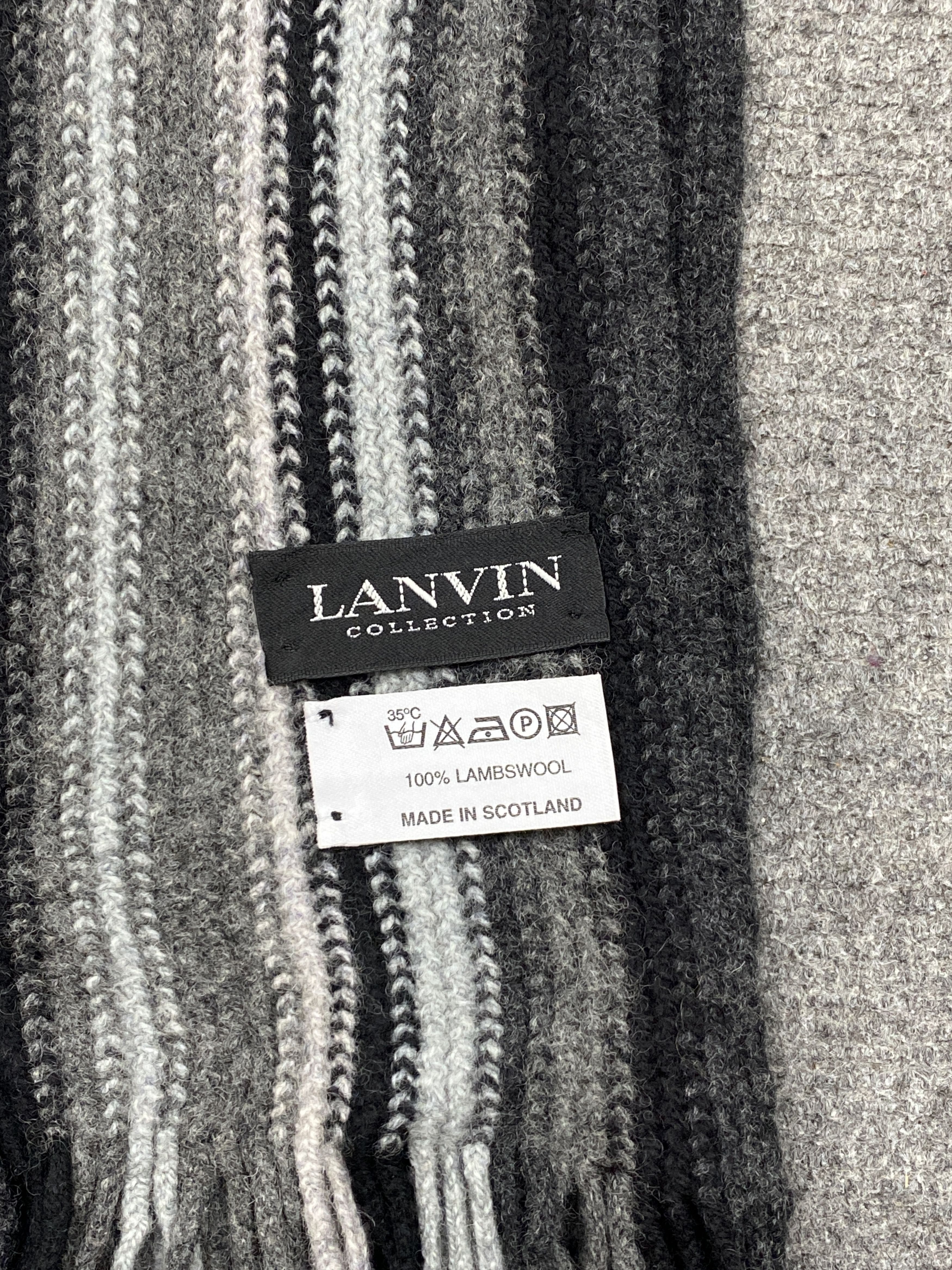 Lanvin Lanvin Stripes Scarf Muffler - SC0148 Size ONE SIZE - 2 Thumbnail