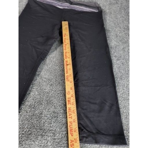 Lululemon Lululemon Dharana Yoga Crop Pants Women Sz 10 Black Gray Cas Size 32" / US 10 / IT 46 - 4 Thumbnail
