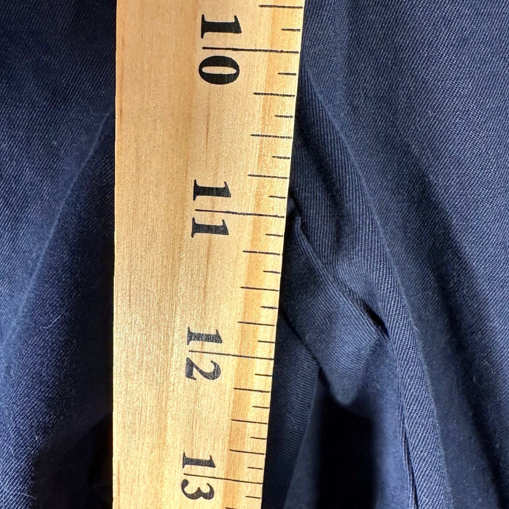 Polo Ralph Lauren Polo Ralph Lauren Mens Navy Blue Cotton Chino Shorts Flat Front 33 Classic Size US XS / EU 42 / 0 - 4 Thumbnail
