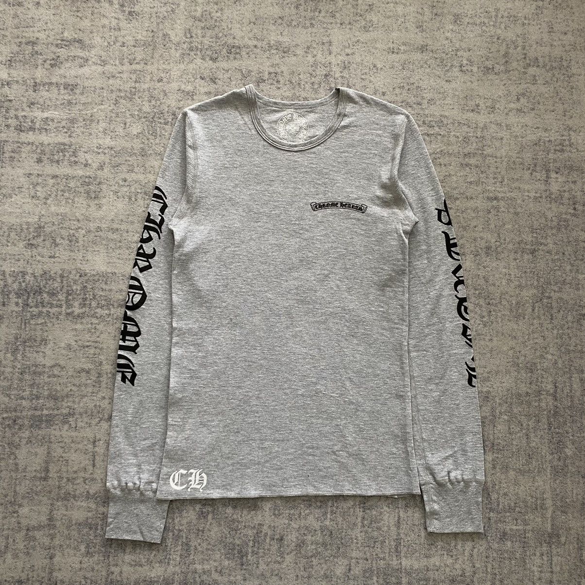 Chrome Hearts Chrome Hearts Scroll Thermal long t-shirt Gray Size M / US 6-8 / IT 42-44 - 1 Thumbnail